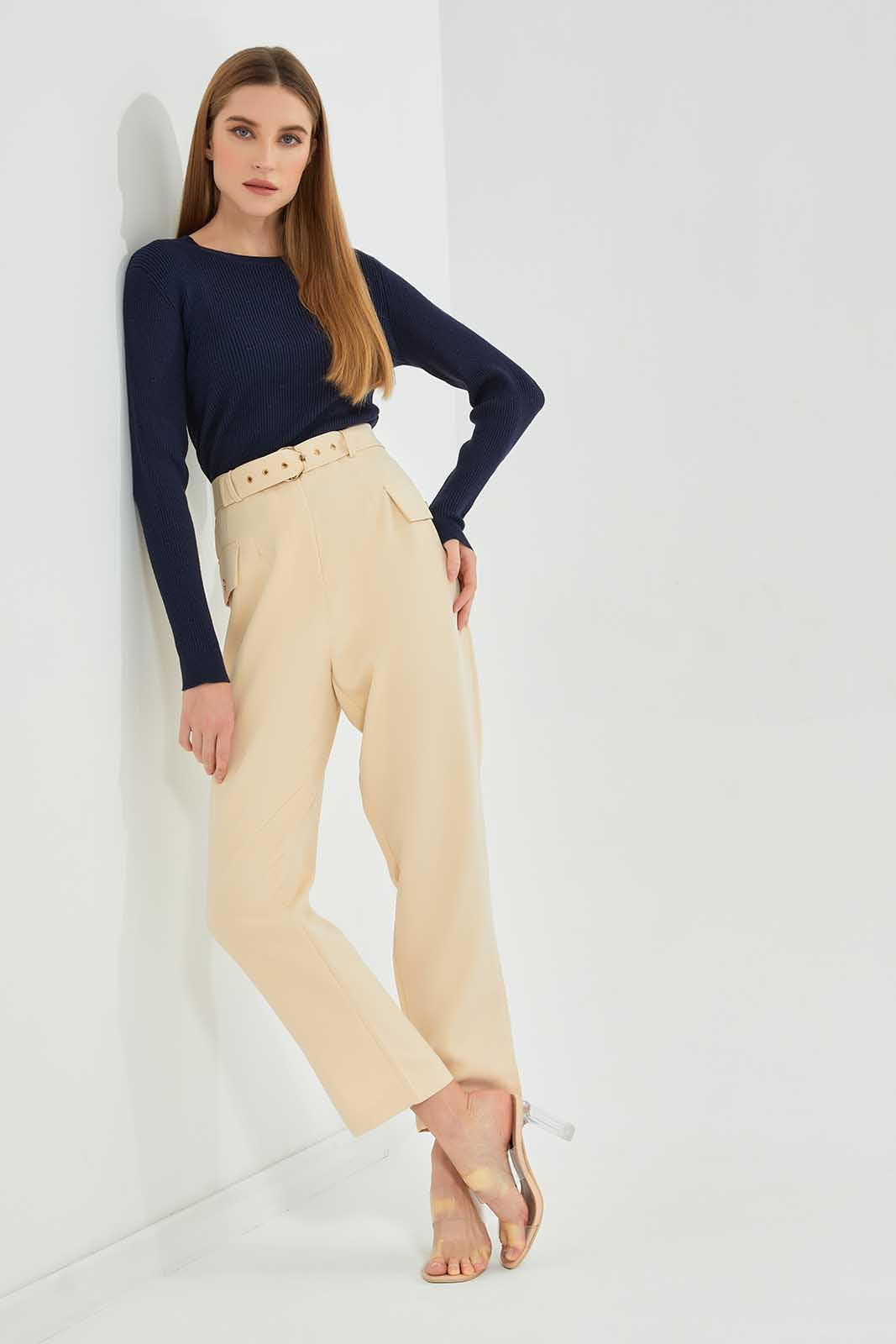 Redtag-Assorted-Front-Button-Trouser-With-Side-Pockets-Category:Trousers,-Colour:Assorted,-Deals:New-In,-Dept:Ladieswear,-Filter:Women's-Clothing,-LEC,-LEC-Trousers,-New-In-LEC-APL,-Non-Sale,-Section:Women,-W22A-Women's-