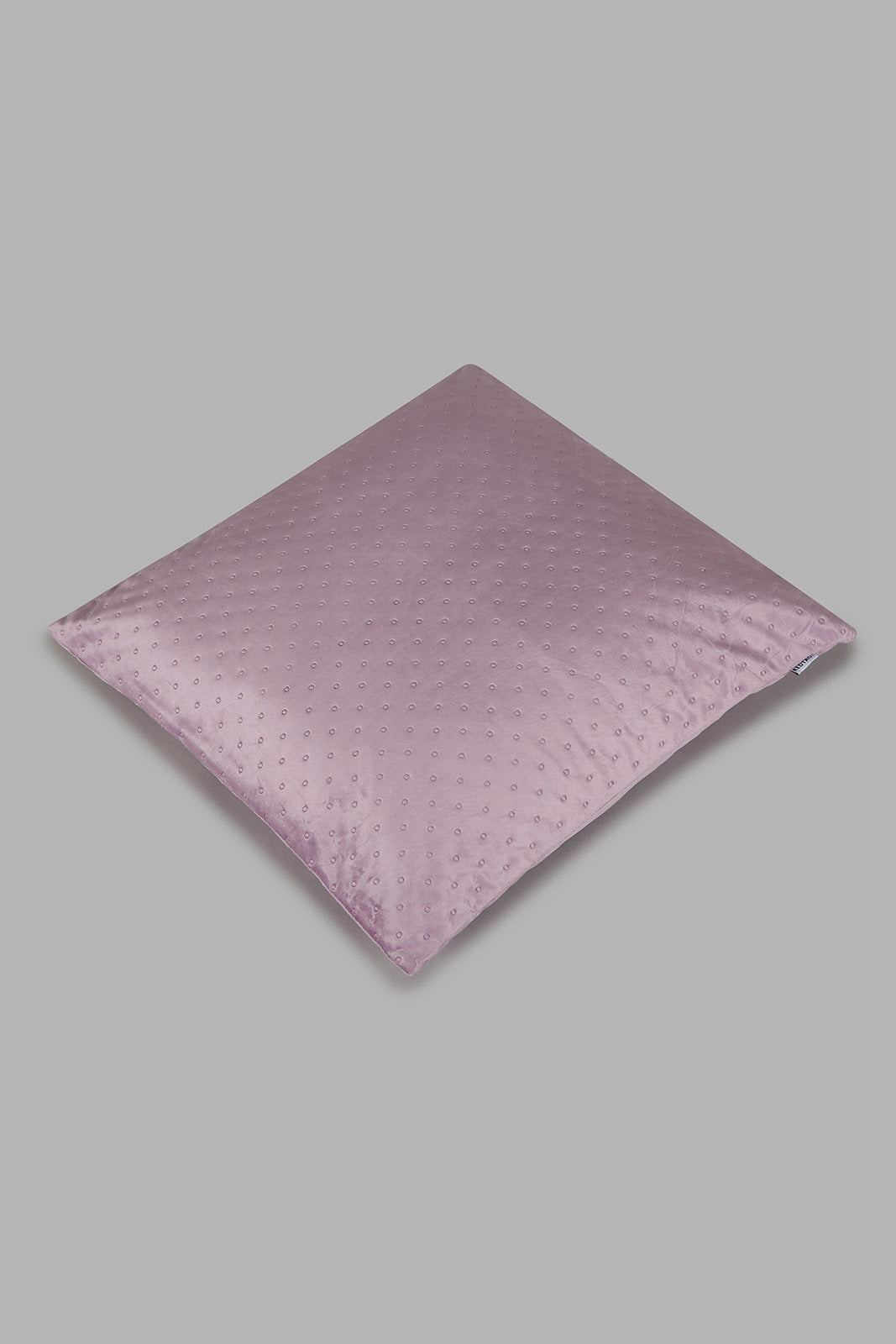 Redtag-Purple-Dotted-Plain-Velvet-Cushion-Category:Cushions,-Colour:Purple,-Deals:New-In,-Filter:Home-Bedroom,-HMW-BED-Cushions,-New-In-HMW-BED,-Non-Sale,-Section:Homewares,-W22B-Home-Bedroom-