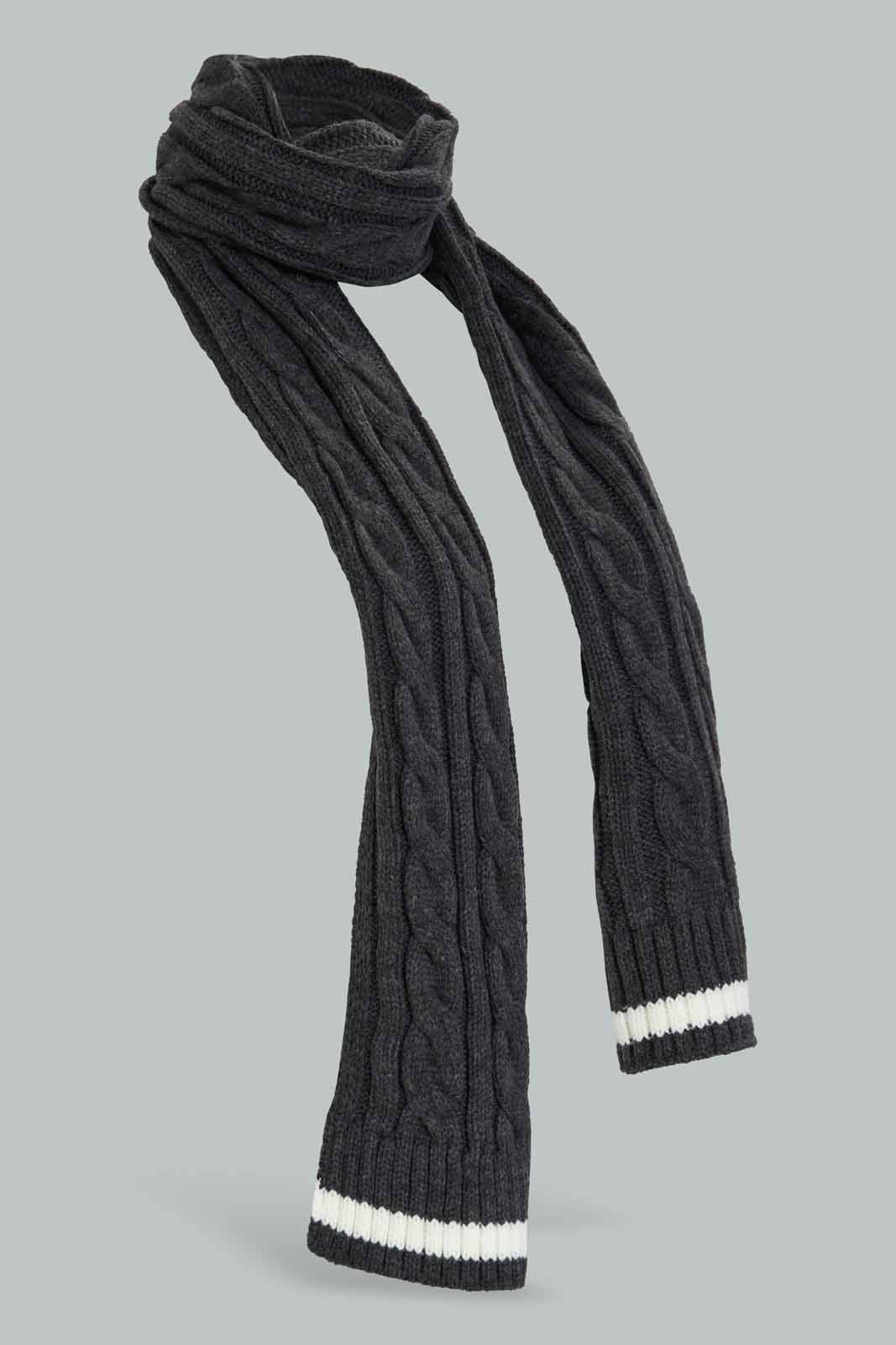 Redtag-Assorted-Grey-And-White-Scarf-Category:Scarves,-Colour:Assorted,-Filter:Men's-Accessories,-Men-Scarves,-New-In,-New-In-Men-ACC,-Non-Sale,-Section:Men,-W22B-Men's-