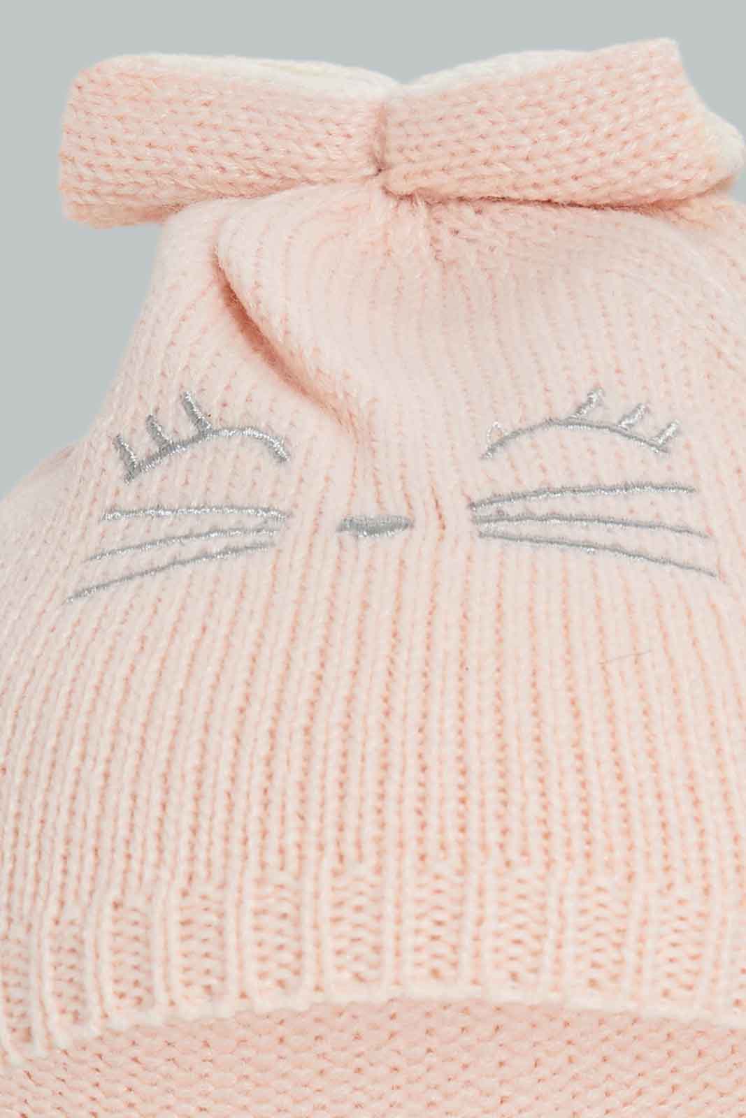 Redtag-Multi-Colour-Charcater-Embellished-Knitted-Cap-Set-Of-2-Category:Knitted-Accessories,-Colour:Assorted,-Dept:Girls,-Filter:Girls-Accessories,-GIR-Knitted-Accessories,-New-In,-New-In-GIR-ACC,-Non-Sale,-Section:Girls-(0-to-14Yrs),-W22B-Girls-