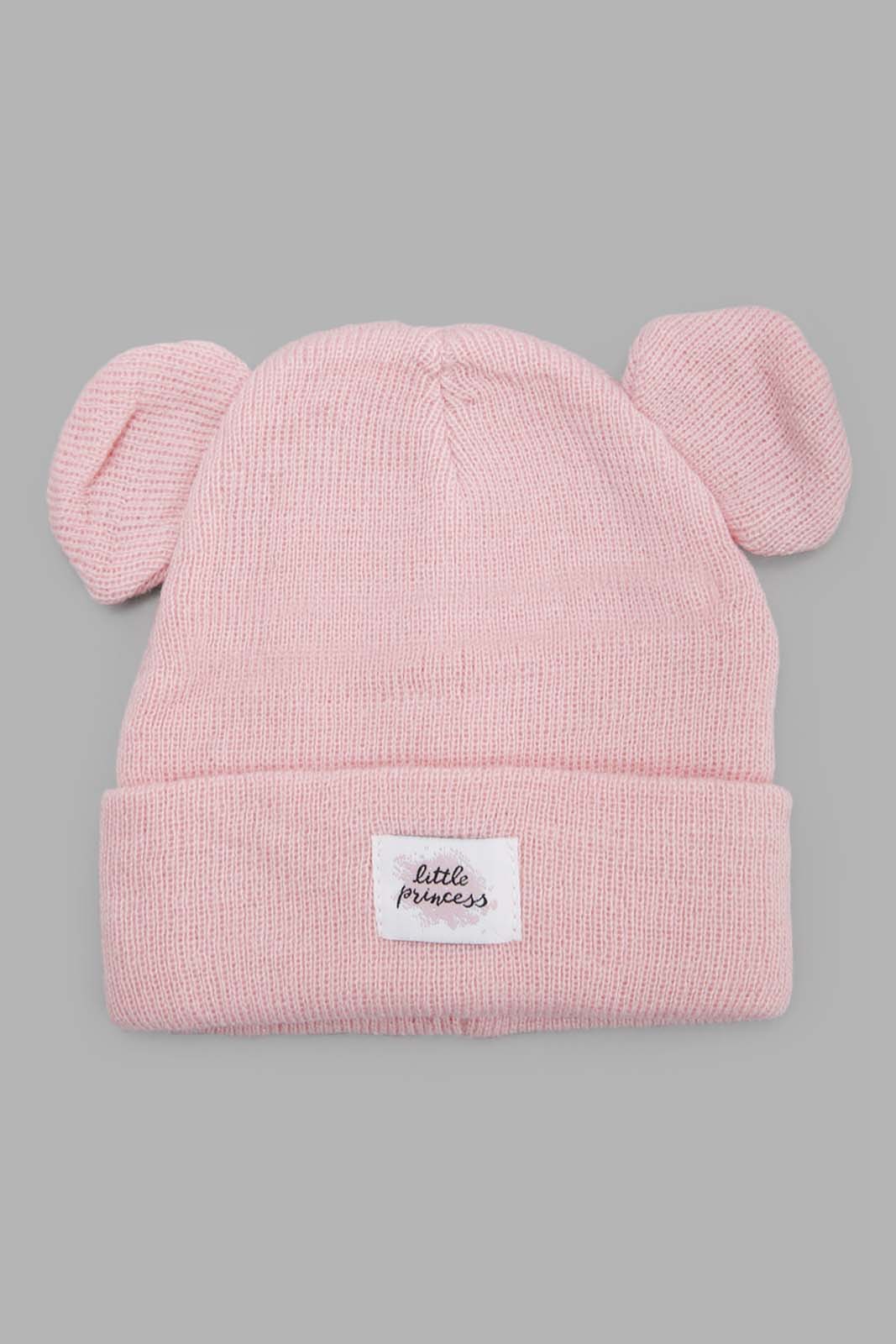 Redtag-Multi-Colour-Knitted-Cap-Set-Of-3-Category:Caps-&-Hats,-Colour:Assorted,-Filter:Girls-Accessories,-GIR-Caps-&-Hats,-New-In,-New-In-GIR-ACC,-Non-Sale,-Section:Girls-(0-to-14Yrs),-W22B-Girls-