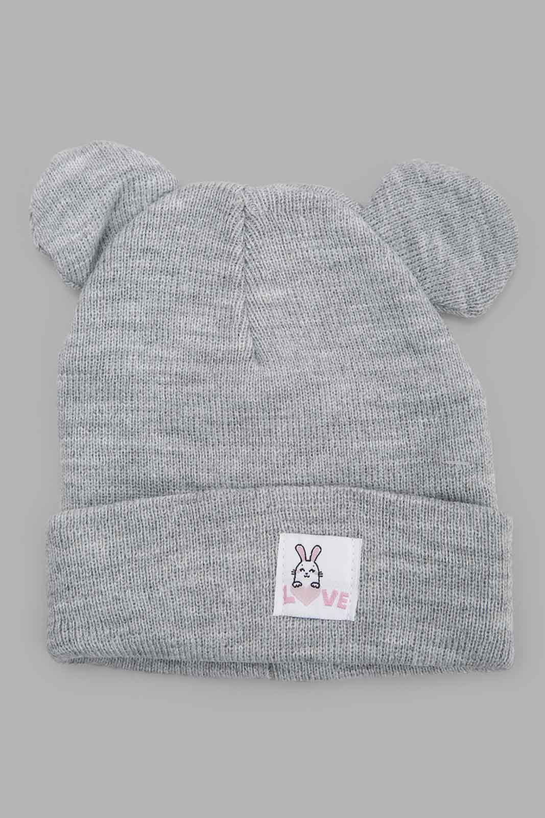 Redtag-Multi-Colour-Knitted-Cap-Set-Of-3-Category:Caps-&-Hats,-Colour:Assorted,-Filter:Girls-Accessories,-GIR-Caps-&-Hats,-New-In,-New-In-GIR-ACC,-Non-Sale,-Section:Girls-(0-to-14Yrs),-W22B-Girls-