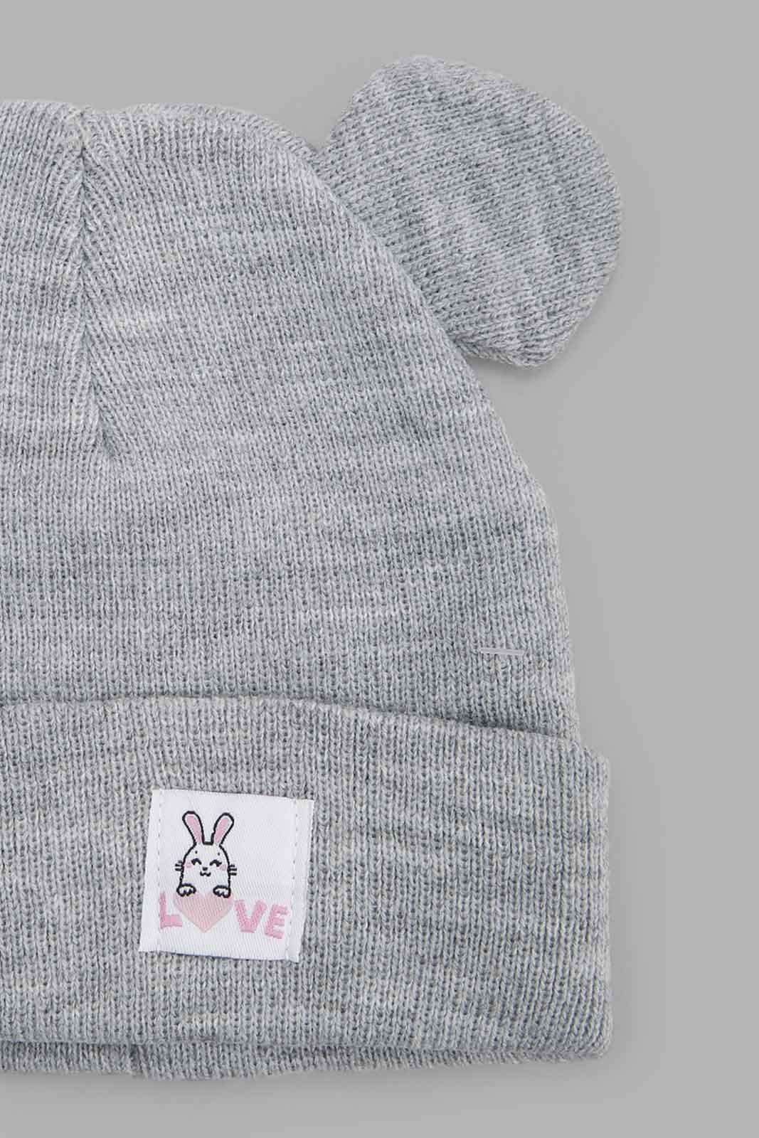 Redtag-Multi-Colour-Knitted-Cap-Set-Of-3-Category:Caps-&-Hats,-Colour:Assorted,-Filter:Girls-Accessories,-GIR-Caps-&-Hats,-New-In,-New-In-GIR-ACC,-Non-Sale,-Section:Girls-(0-to-14Yrs),-W22B-Girls-