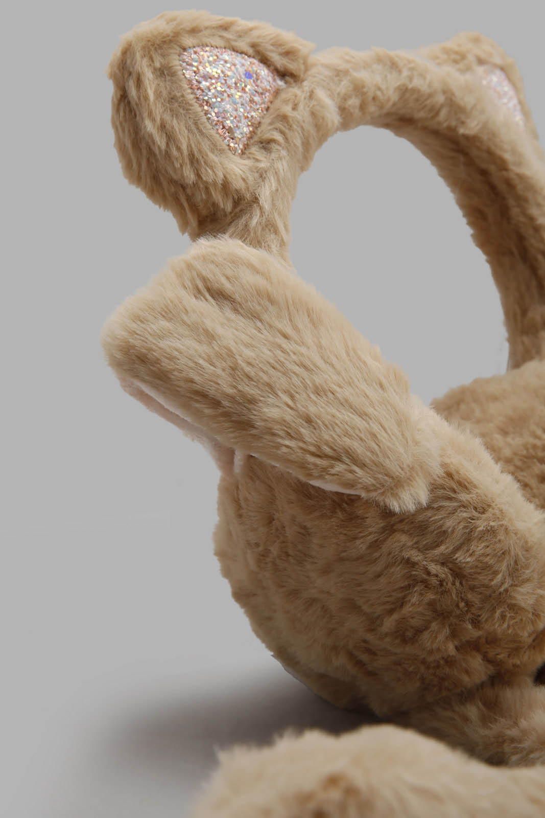 Redtag-Beige-Earmuff-Category:Knitted-Accessories,-CHR,-Colour:Beige,-Filter:Girls-Accessories,-GIR-Knitted-Accessories,-New-In,-New-In-GIR-ACC,-Non-Sale,-Section:Girls-(0-to-14Yrs),-W22A-Girls-