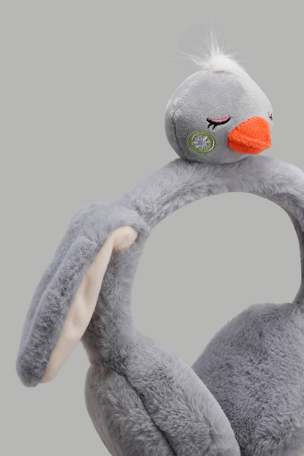 Redtag-Grey-Earmuff-Category:Knitted-Accessories,-Colour:Grey,-Filter:Girls-Accessories,-GIR-Knitted-Accessories,-New-In,-New-In-GIR-ACC,-Non-Sale,-Section:Girls-(0-to-14Yrs),-W22A-Girls-