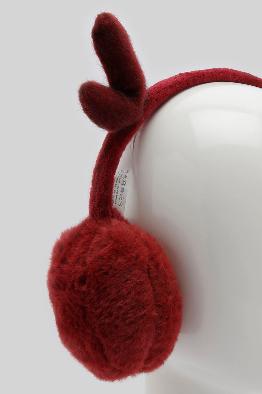 Redtag-Maroon-Embelished-Earmuff-Category:Knitted-Accessories,-Colour:Maroon,-Filter:Girls-Accessories,-GIR-Knitted-Accessories,-New-In,-New-In-GIR-ACC,-Non-Sale,-Section:Girls-(0-to-14Yrs),-W22B-Girls-