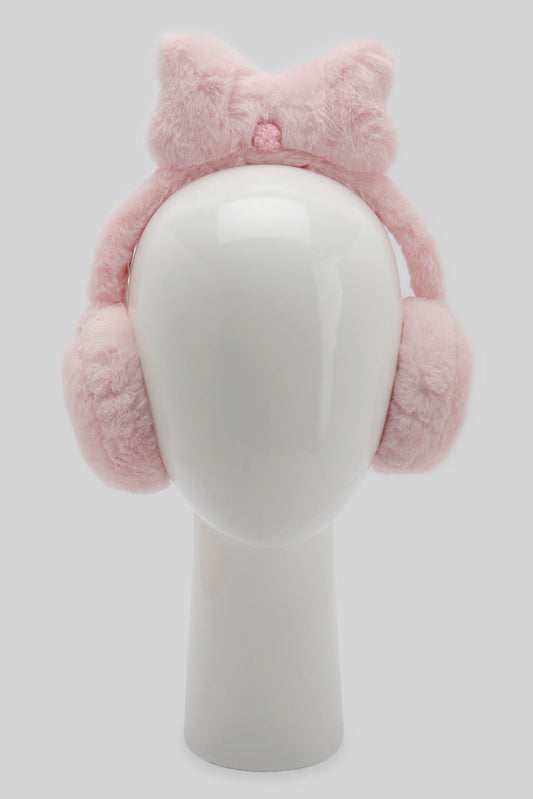 Redtag-Pink-Embelished-Earmuff-Category:Knitted-Accessories,-Colour:Pink,-Filter:Girls-Accessories,-GIR-Knitted-Accessories,-New-In,-New-In-GIR-ACC,-Non-Sale,-Section:Girls-(0-to-14Yrs),-W22B-Girls-