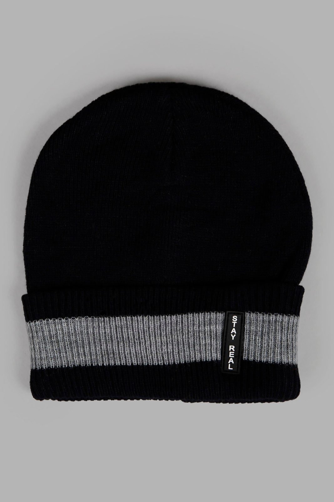 Redtag-Black-And-Navy-Stripe-Knitted-Cap-Set-Of-2-Category:Knitted-Accessories,-Colour:Assorted,-Filter:Men's-Accessories,-Men-Knitted-Accessories,-New-In,-New-In-Men-ACC,-Non-Sale,-Section:Men,-W22A-Men's-