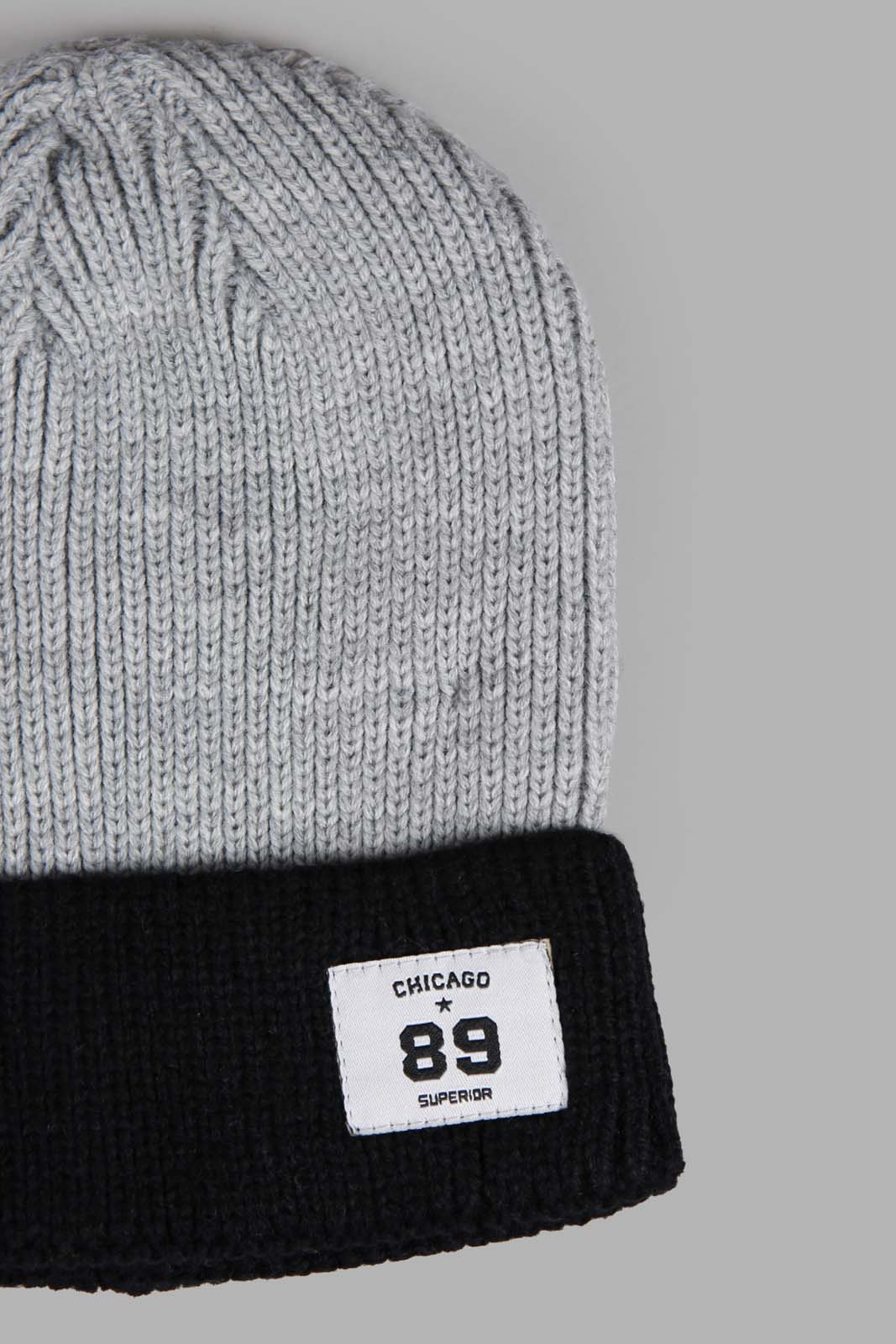 Redtag-Black-And-Grey-Knitted-Cap-Set-Of-2-Category:Knitted-Accessories,-Colour:Assorted,-Filter:Men's-Accessories,-Men-Knitted-Accessories,-New-In,-New-In-Men-ACC,-Non-Sale,-Section:Men,-W22A-Men's-