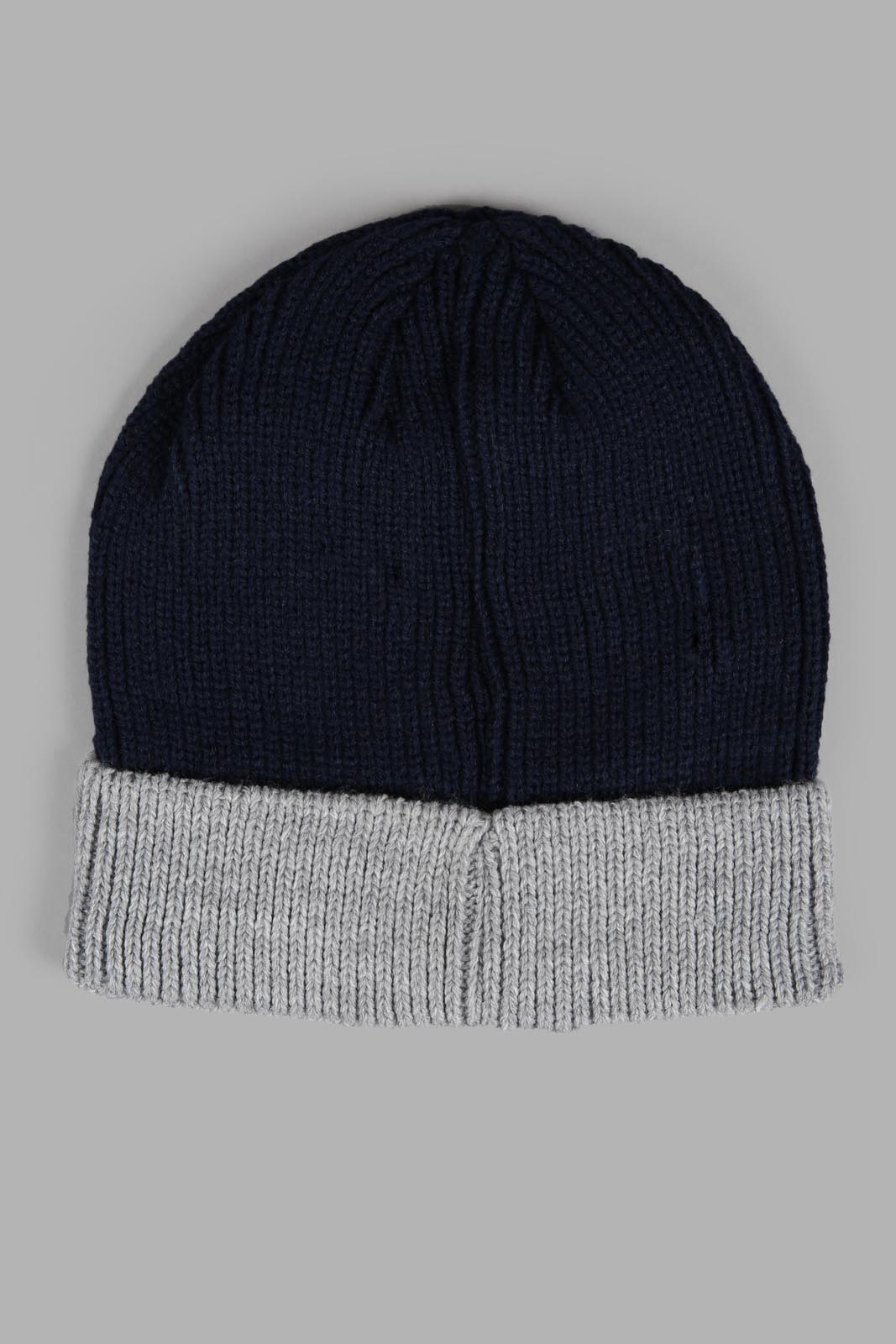 Redtag-Black-And-Grey-Knitted-Cap-Set-Of-2-Category:Knitted-Accessories,-Colour:Assorted,-Filter:Men's-Accessories,-Men-Knitted-Accessories,-New-In,-New-In-Men-ACC,-Non-Sale,-Section:Men,-W22A-Men's-