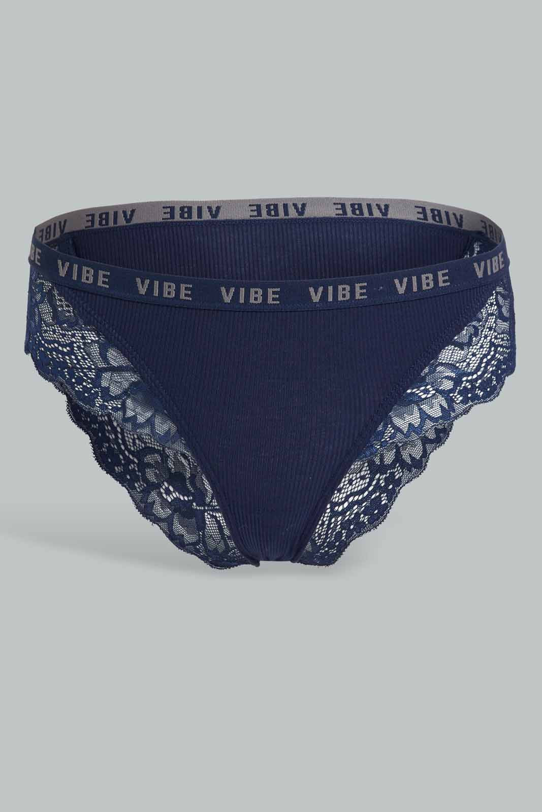 Redtag-Lad-Navy-/-Off-White-2-Pack-Boyleg-Brief-Category:Briefs,-Colour:Assorted,-Deals:New-In,-Filter:Women's-Clothing,-New-In-Women-APL,-Non-Sale,-Section:Women,-W22A,-Women-Briefs--