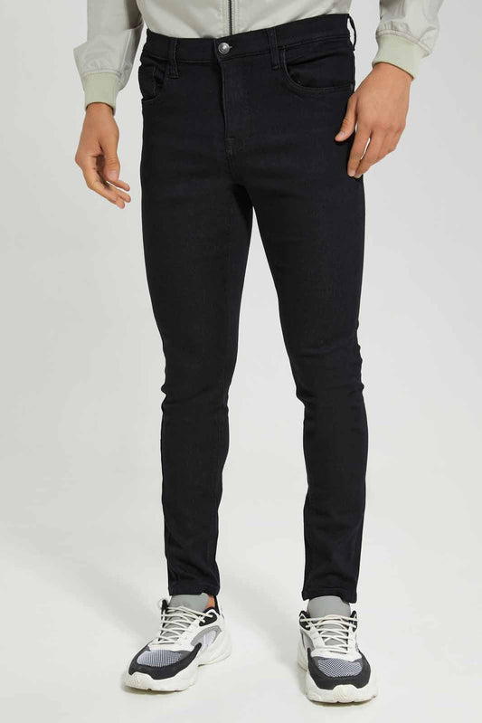 Redtag-Black-5-Pocket-Jeans-Category:Jeans,-Colour:Black,-Deals:New-In,-Filter:Men's-Clothing,-Men-Jeans,-New-In-Men-APL,-Non-Sale,-Section:Men,-TBL,-W22O-Men's-