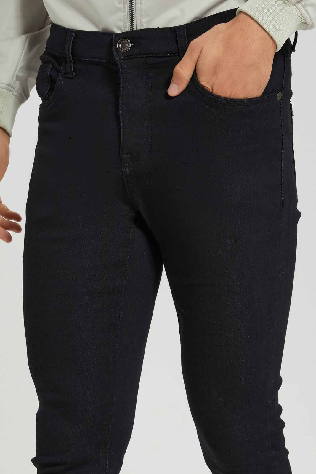 Redtag-Black-5-Pocket-Jeans-Category:Jeans,-Colour:Black,-Deals:New-In,-Filter:Men's-Clothing,-Men-Jeans,-New-In-Men-APL,-Non-Sale,-Section:Men,-TBL,-W22O-Men's-