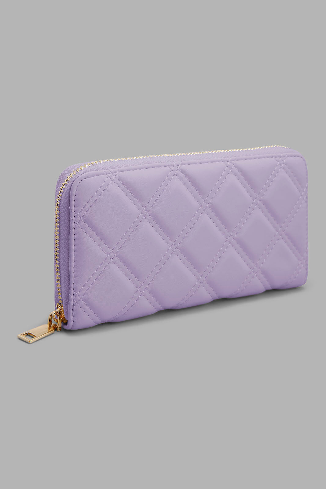 Redtag-Lilac-Quilted-Purse-Category:Bags,-Colour:Lilac,-Filter:Women's-Accessories,-New-In,-New-In-Women-ACC,-Non-Sale,-Section:Women,-W22O,-Women-Bags-Women-