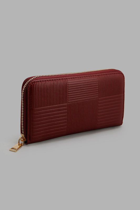 Redtag-Maroon-Purse-Category:Bags,-Colour:Burgundy,-Filter:Women's-Accessories,-New-In,-New-In-Women-ACC,-Non-Sale,-Section:Women,-W22O,-Women-Bags-Women-