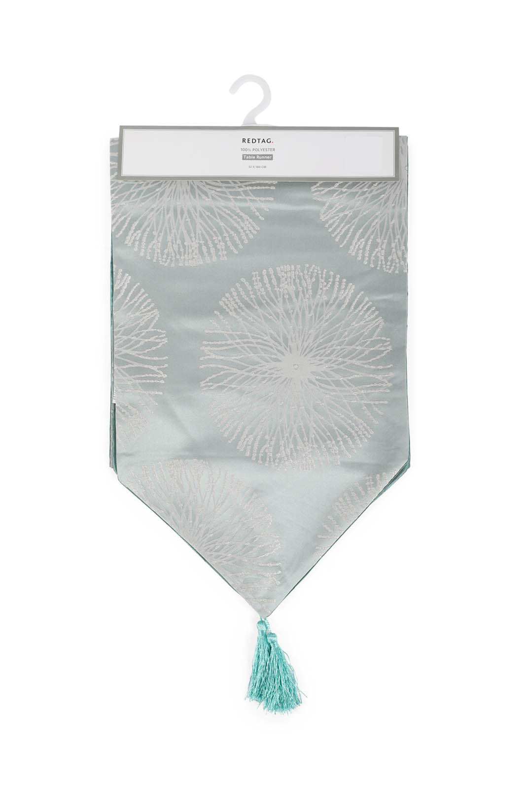Redtag-Teal-Table-Runner-Category:Table-Linen,-Colour:Teal,-Deals:New-In,-Dept:Home,-Filter:Home-Dining,-HMW-DIN-Kitchen-Accessories,-New-In-HMW-DIN,-Resourceful,-Section:Homewares,-W22O-Home-Dining-