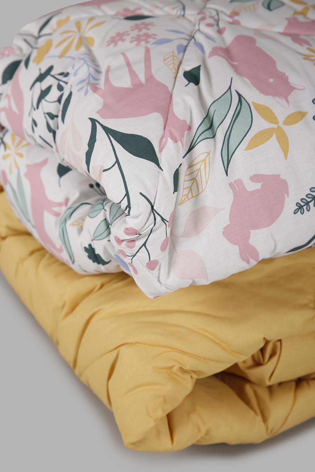 Redtag-Pink-Floral-Print-2-Pc-Comforter-Set-(Single-Size)-Category:Comforters,-Colour:Pink,-Deals:New-In,-Filter:Home-Bedroom,-HMW-BED-Comforters,-New-In-HMW-BED,-Non-Sale,-Section:Homewares,-W22A-Home-Bedroom-