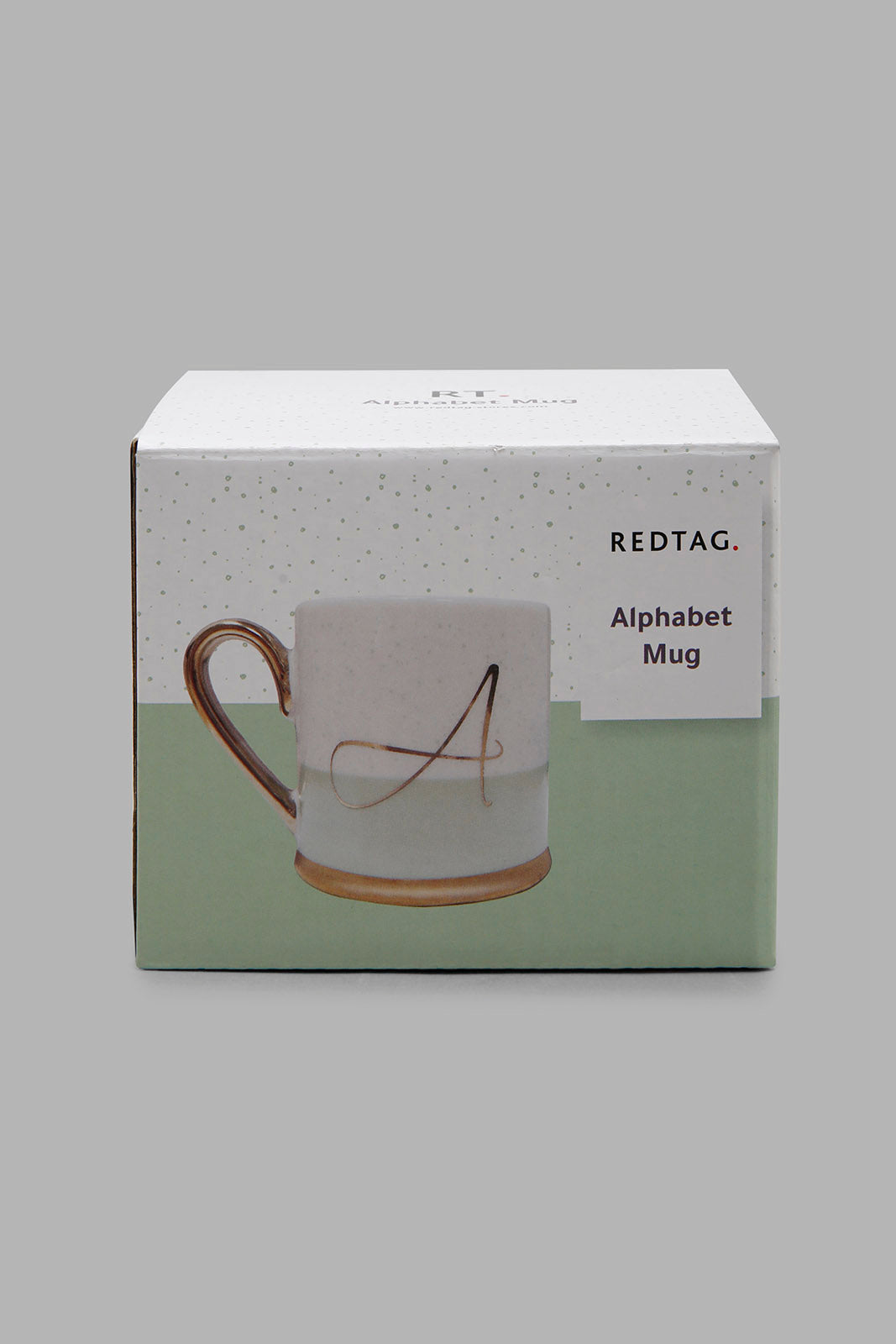 Redtag-Green-Alphabet-Single-Mug-A-Category:Cups-&-Mugs,-Colour:Green,-Deals:New-In,-Filter:Home-Dining,-HMW-DIN-Crockery,-New-In-HMW-DIN,-Non-Sale,-Section:Homewares,-W22A-Home-Dining-