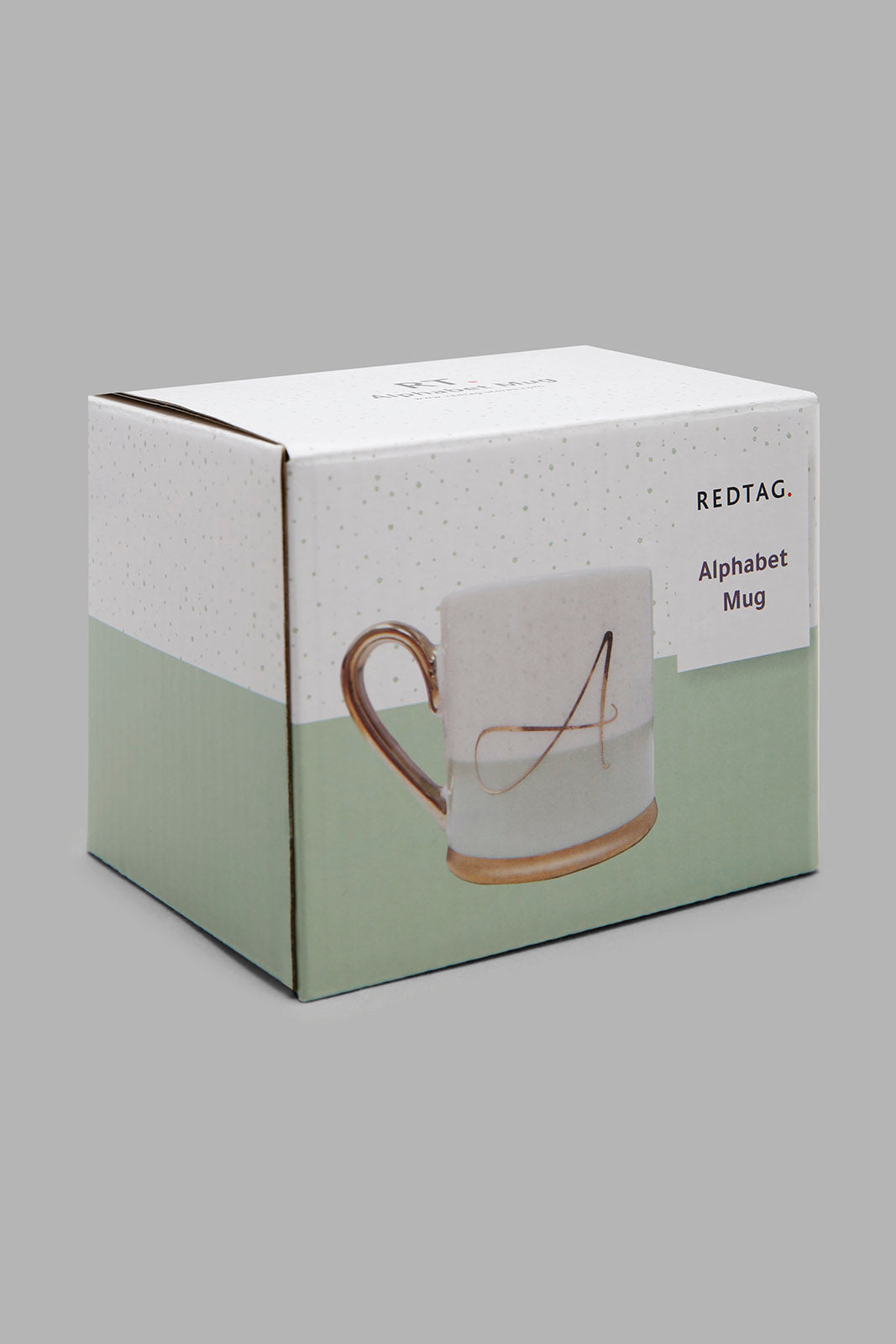 Redtag-Green-Alphabet-Single-Mug-A-Category:Cups-&-Mugs,-Colour:Green,-Deals:New-In,-Filter:Home-Dining,-HMW-DIN-Crockery,-New-In-HMW-DIN,-Non-Sale,-Section:Homewares,-W22A-Home-Dining-