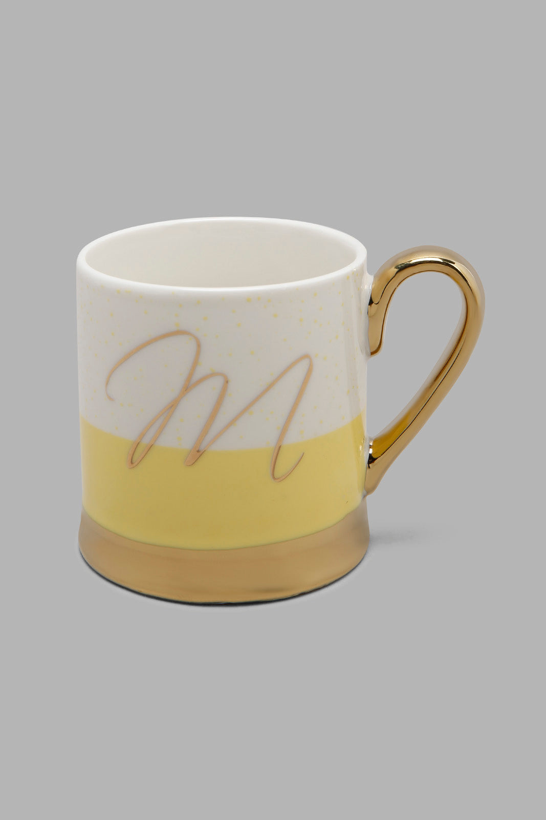Redtag-Yellow-Alphabet-Single-Mug-M-Category:Cups-&-Mugs,-Colour:Yellow,-Deals:New-In,-Filter:Home-Dining,-HMW-DIN-Crockery,-New-In-HMW-DIN,-Non-Sale,-Section:Homewares,-W22A-Home-Dining-