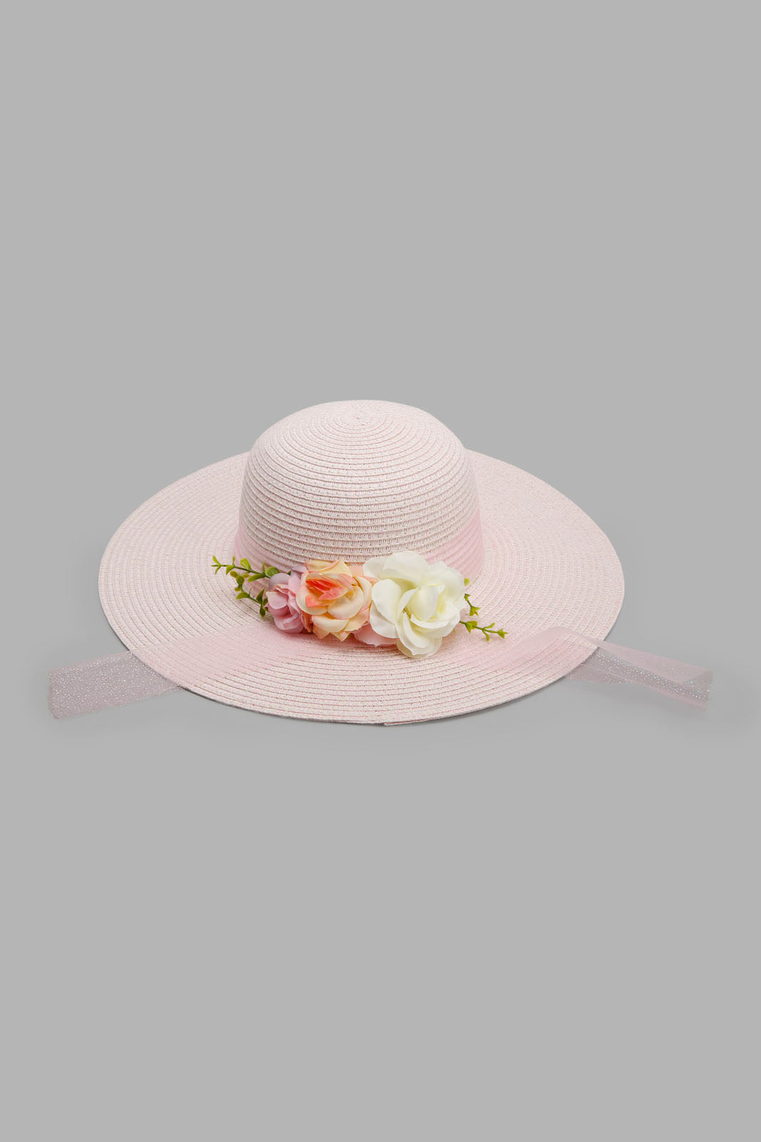 Redtag-Pink-Floral-Embellished-Hat-Category:Caps-&-Hats,-Colour:Pink,-Filter:Women's-Accessories,-New-In,-New-In-Women-ACC,-Non-Sale,-Section:Women,-W22A,-Women-Caps-&-Hats-Women-