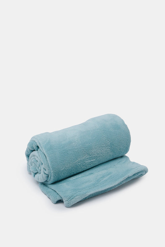 Redtag-Blue-Fleece-Blanket-(Single-Size)-Category:Blankets,-Colour:Blue,-Deals:New-In,-Dept:Home,-Filter:Home-Bedroom,-HMW-BED-Blankets,-Nature,-New-In-HMW-BED,-Non-Sale,-Section:Homewares,-W22B-Home-Bedroom-