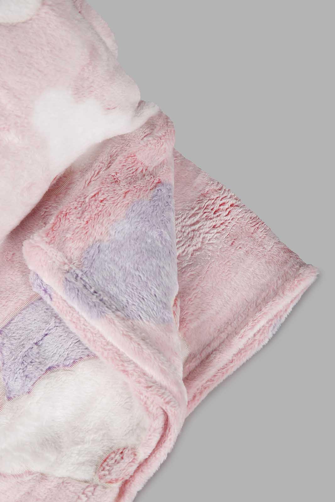 Redtag-Pink-Ice-Cream-Pattern-Glow-In-The-Dark-Kids-Blanket-Category:Blankets,-Colour:Pink,-Deals:New-In,-Filter:Home-Bedroom,-HMW-BED-Blankets,-New-In-HMW-BED,-Non-Sale,-Section:Homewares,-W22A-Home-Bedroom-