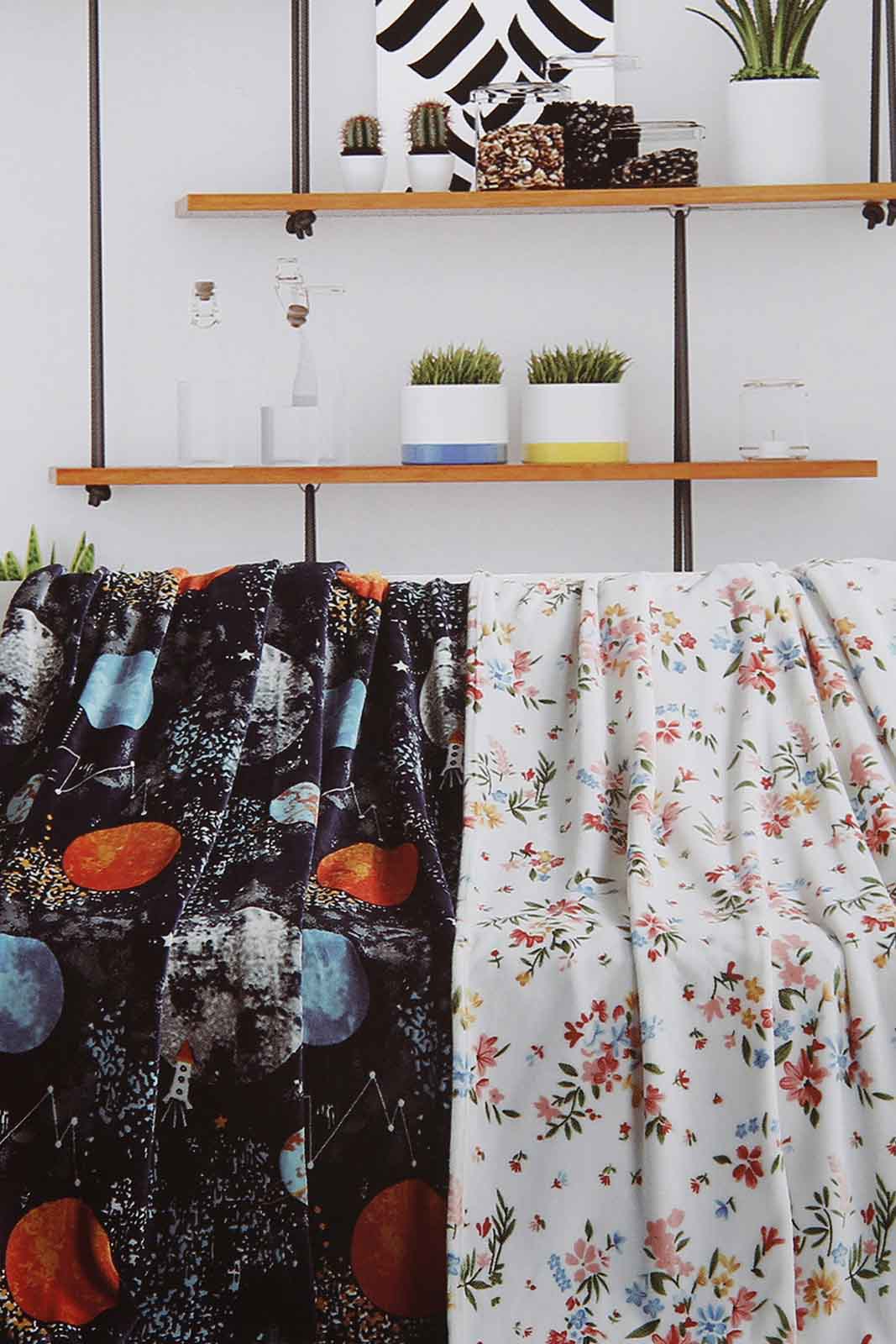 Redtag-Multicoulred-Floral-Printed-Kids-Blanket-Category:Blankets,-Colour:Multicolour,-Deals:New-In,-Filter:Home-Bedroom,-HMW-BED-Blankets,-New-In-HMW-BED,-Non-Sale,-Section:Homewares,-W22A-Home-Bedroom-