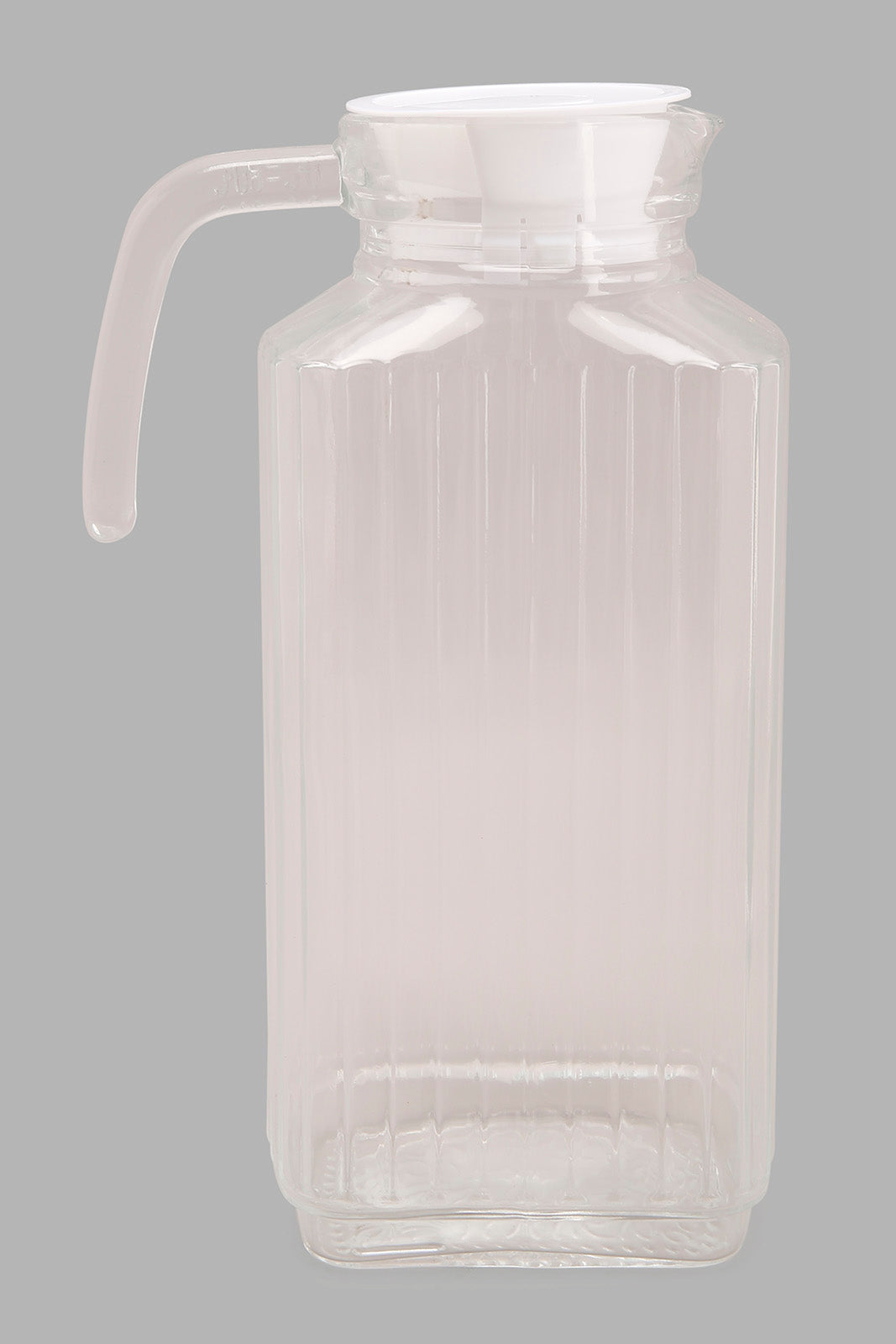 Redtag-Clear-Texture-Glass-Jug-Category:Jugs,-Colour:White,-Deals:New-In,-Filter:Home-Dining,-HMW-DIN-Drinkware,-NDAY,-New-In-HMW-DIN,-Non-Sale,-Section:Homewares,-W22A-Home-Dining-