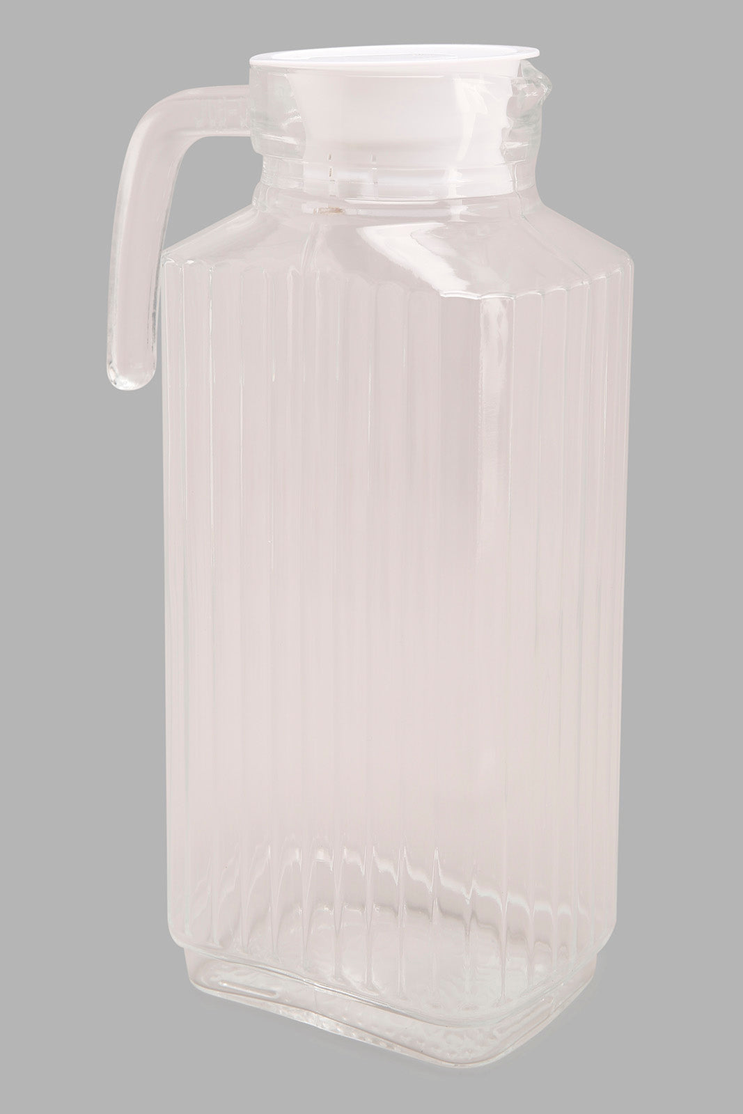 Redtag-Clear-Texture-Glass-Jug-Category:Jugs,-Colour:White,-Deals:New-In,-Filter:Home-Dining,-HMW-DIN-Drinkware,-NDAY,-New-In-HMW-DIN,-Non-Sale,-Section:Homewares,-W22A-Home-Dining-