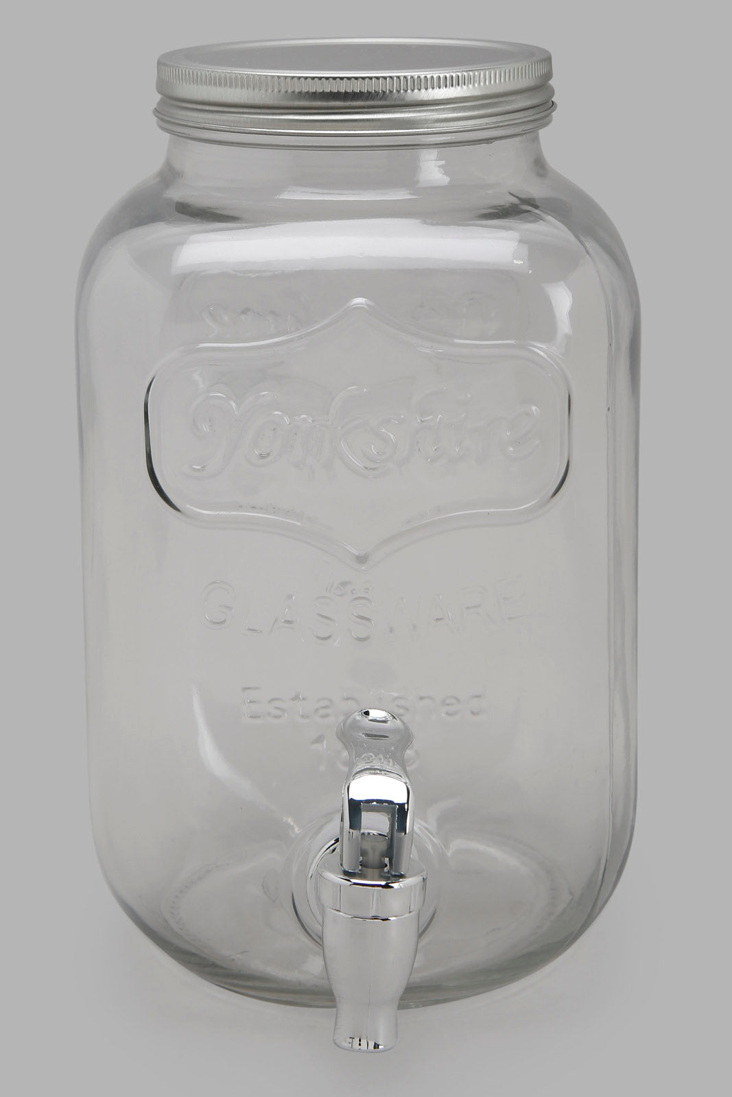 Redtag-Clear-Beverage-Dispenser-Category:Dispensers,-Colour:White,-Deals:New-In,-Filter:Home-Dining,-HMW-DIN-Drinkware,-New-In-HMW-DIN,-Non-Sale,-Section:Homewares,-W22A-Home-Dining-