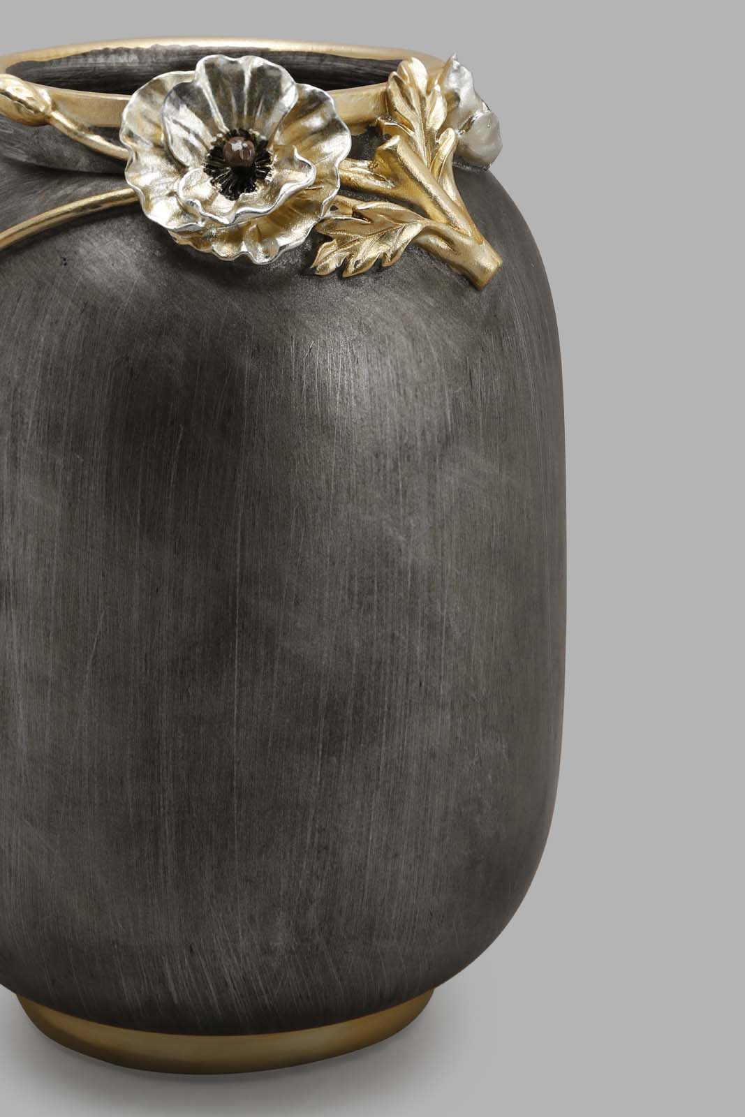 Redtag-Brown-Floral-Textured-Vase-Category:Artefact,-Colour:Brown,-Deals:New-In,-Filter:Home-Decor,-HMW-HOM-Decorative-Accessories,-New-In-HMW-HOM,-Non-Sale,-Section:Homewares,-W22A-Home-Decor-