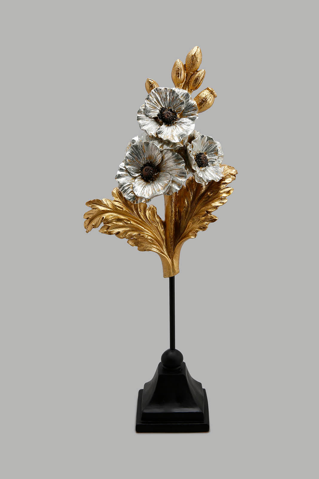 Redtag-Brown-Floral-Decorative-Table-Top-Category:Artefact,-Colour:Brown,-Deals:New-In,-Filter:Home-Decor,-HMW-HOM-Decorative-Accessories,-New-In-HMW-HOM,-Non-Sale,-Section:Homewares,-W22A-Home-Decor-