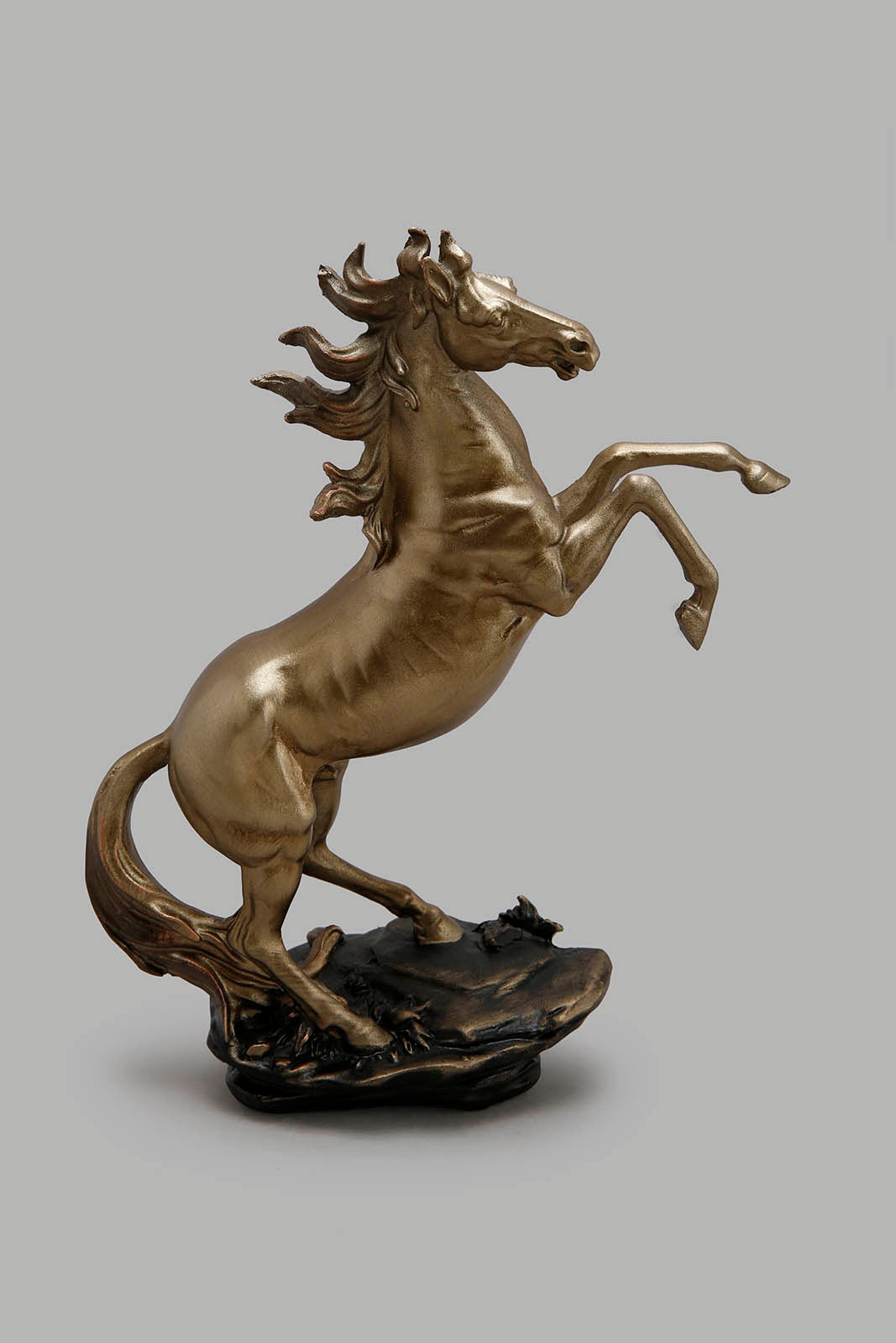 Redtag-Gold-Polyresin-Decorative-Horse-Category:Artefact,-Colour:Gold,-Deals:New-In,-Filter:Home-Decor,-HMW-HOM-Decorative-Accessories,-New-In-HMW-HOM,-Non-Sale,-Section:Homewares,-W22A-Home-Decor-