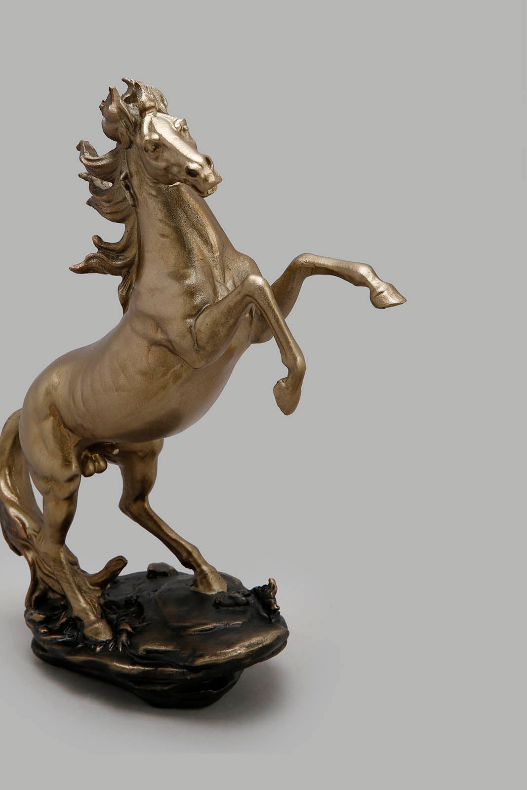 Redtag-Gold-Polyresin-Decorative-Horse-Category:Artefact,-Colour:Gold,-Deals:New-In,-Filter:Home-Decor,-HMW-HOM-Decorative-Accessories,-New-In-HMW-HOM,-Non-Sale,-Section:Homewares,-W22A-Home-Decor-