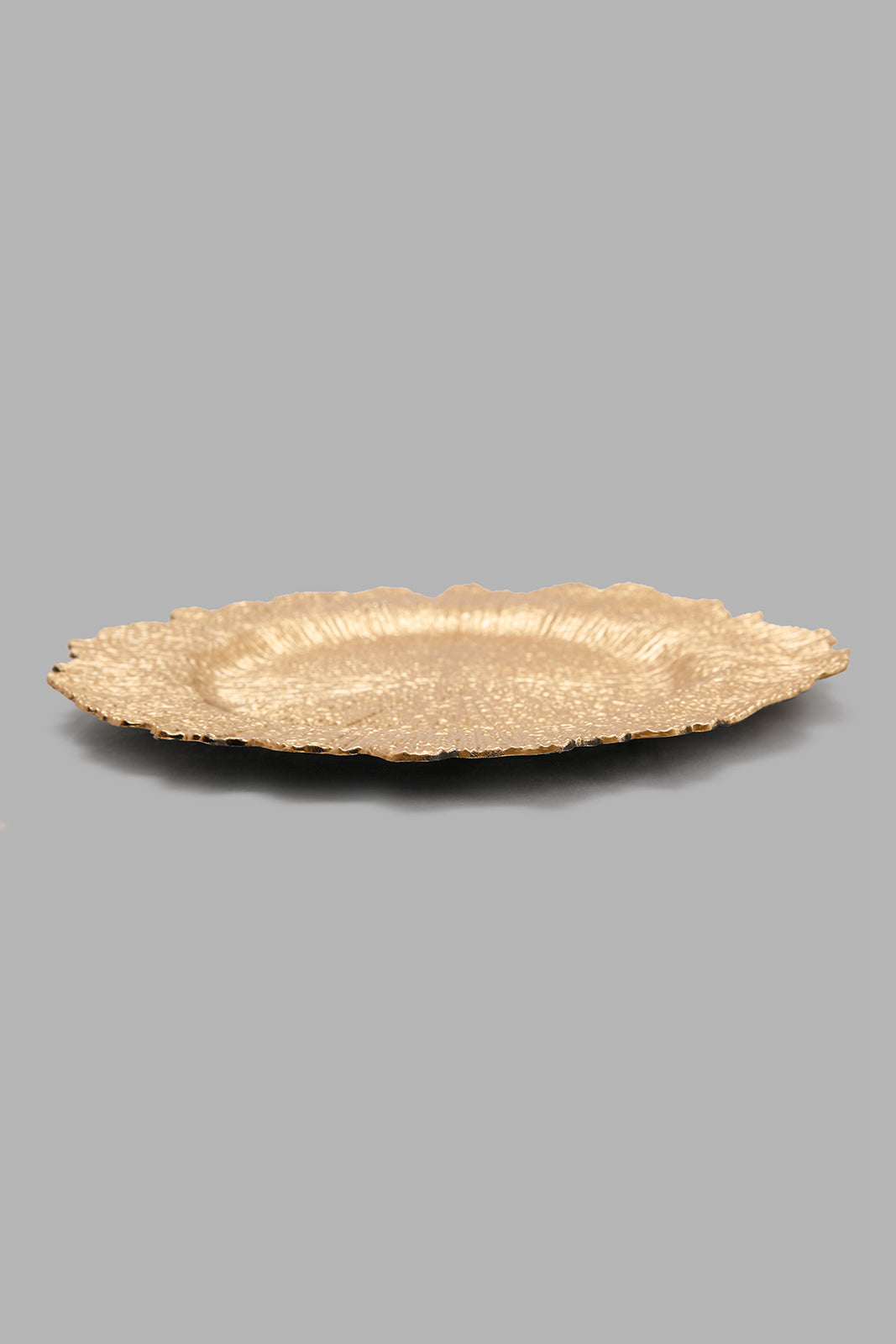 Redtag-Gold-Charger-Plate-Category:Plates,-Colour:Gold,-Deals:New-In,-Filter:Home-Dining,-HMW-DIN-Kitchen-Accessories,-New-In-HMW-DIN,-Non-Sale,-Section:Homewares,-W22B-Home-Dining-
