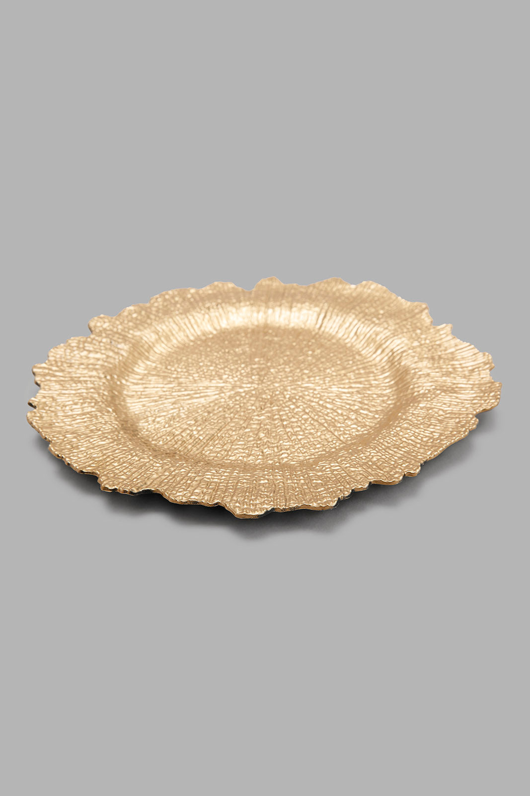 Redtag-Gold-Charger-Plate-Category:Plates,-Colour:Gold,-Deals:New-In,-Filter:Home-Dining,-HMW-DIN-Kitchen-Accessories,-New-In-HMW-DIN,-Non-Sale,-Section:Homewares,-W22B-Home-Dining-