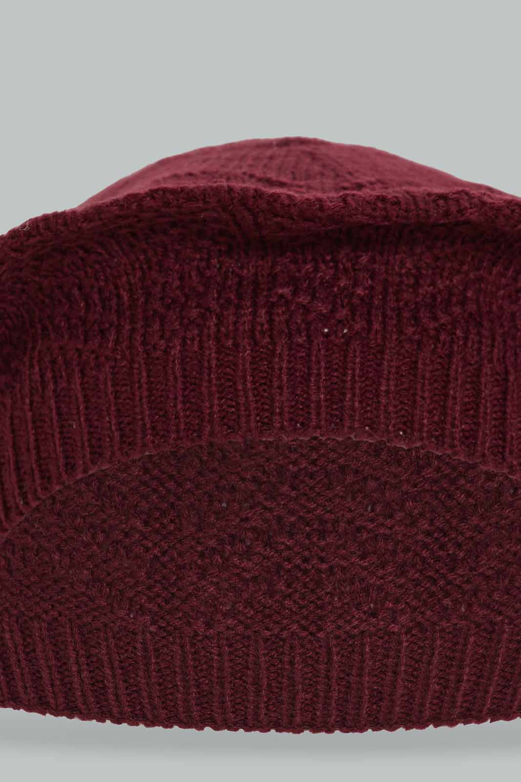 Redtag-White-&-Beige-Embellished-Set-Of-2-Knitted-Cap-Category:Knitted-Accessories,-Colour:Assorted,-Dept:Ladieswear,-Filter:Women's-Accessories,-New-In,-New-In-Women-ACC,-Non-Sale,-Section:Women,-W22A,-Women-Knitted-Accessories-Women-