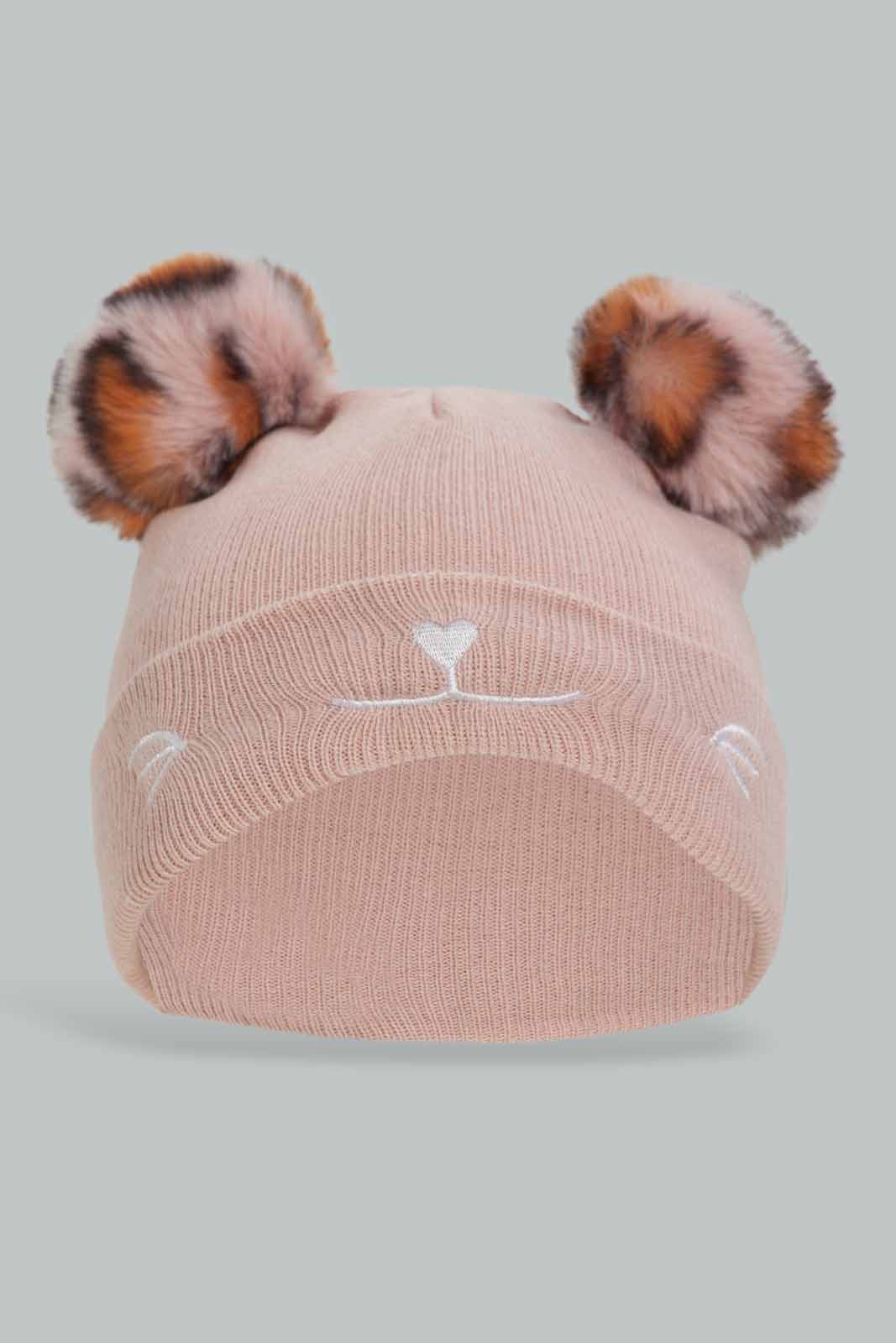 Redtag-Multi-Colour-Set-Of-2-Knitted-Cap-Category:Knitted-Accessories,-Colour:Assorted,-Dept:Girls,-Filter:Girls-Accessories,-GIR-Knitted-Accessories,-New-In,-New-In-GIR-ACC,-Non-Sale,-Section:Girls-(0-to-14Yrs),-W22A-Girls-