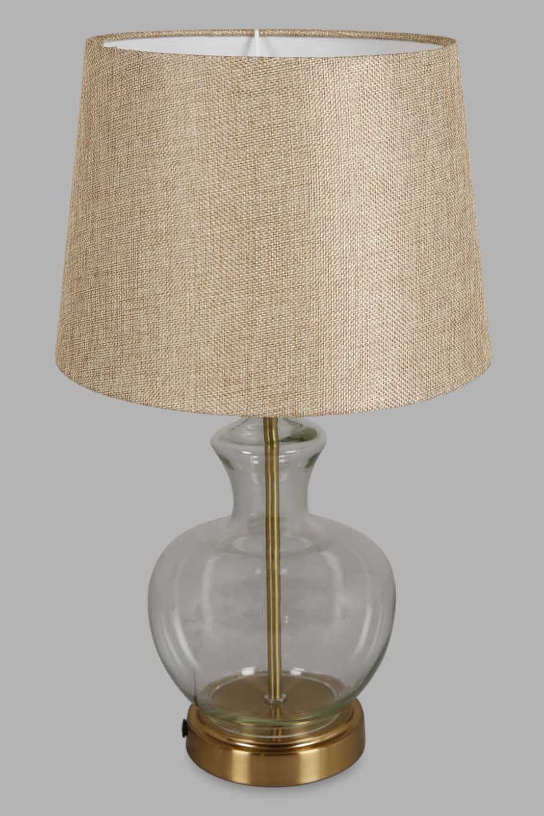 Redtag-Gold-Glass-&-Metal-Table-Lamp-Category:Lamps,-Colour:Gold,-Deals:New-In,-Filter:Home-Decor,-HMW-HOM-Lighting,-New-In-HMW-HOM,-Non-Sale,-Section:Homewares,-W22A-Home-Decor-