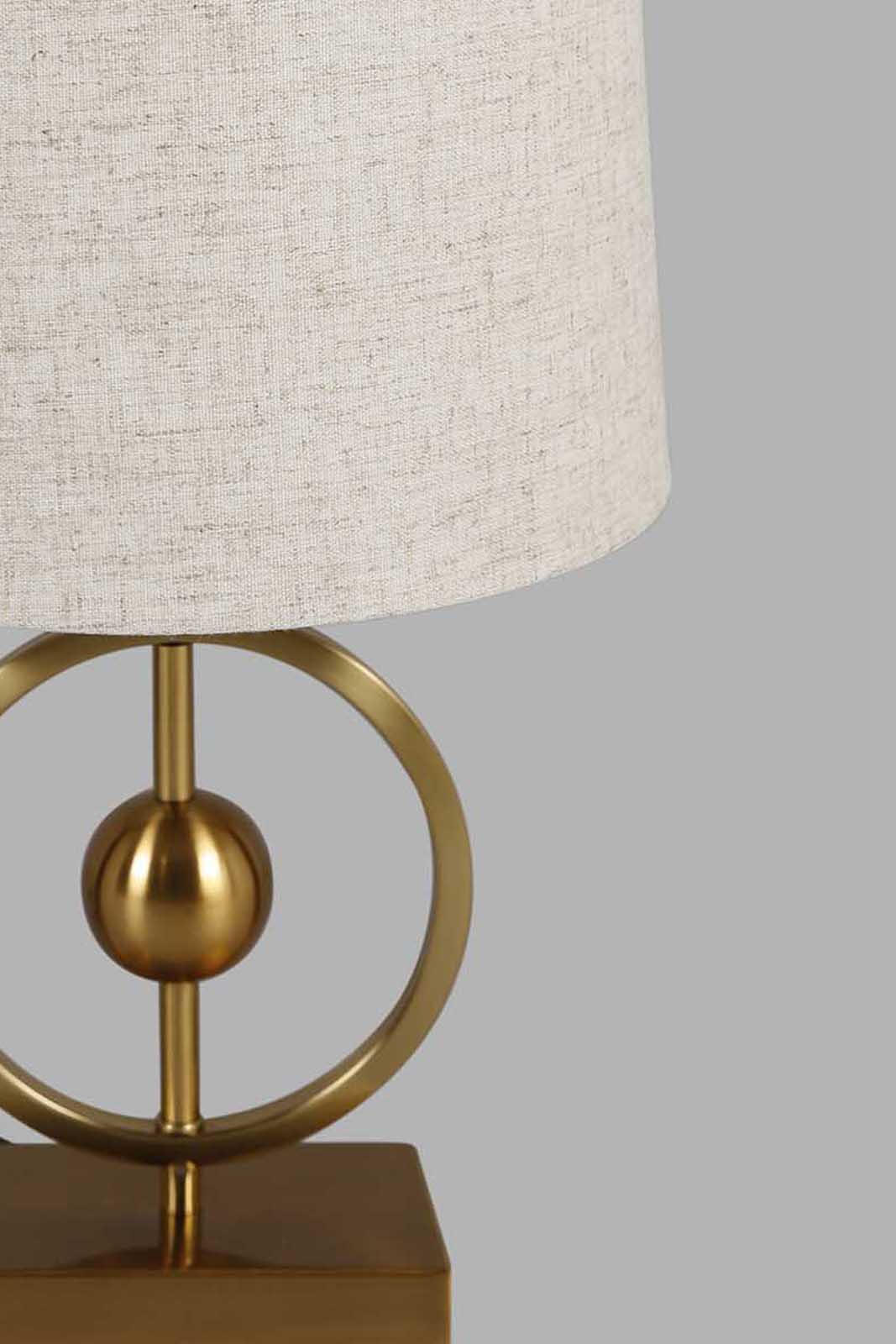 Redtag-Gold-Metal-Ring-Base-Table-Lamp-Category:Lamps,-Colour:Gold,-Deals:New-In,-Filter:Home-Decor,-HMW-HOM-Lighting,-New-In-HMW-HOM,-Non-Sale,-Section:Homewares,-W22A-Home-Decor-