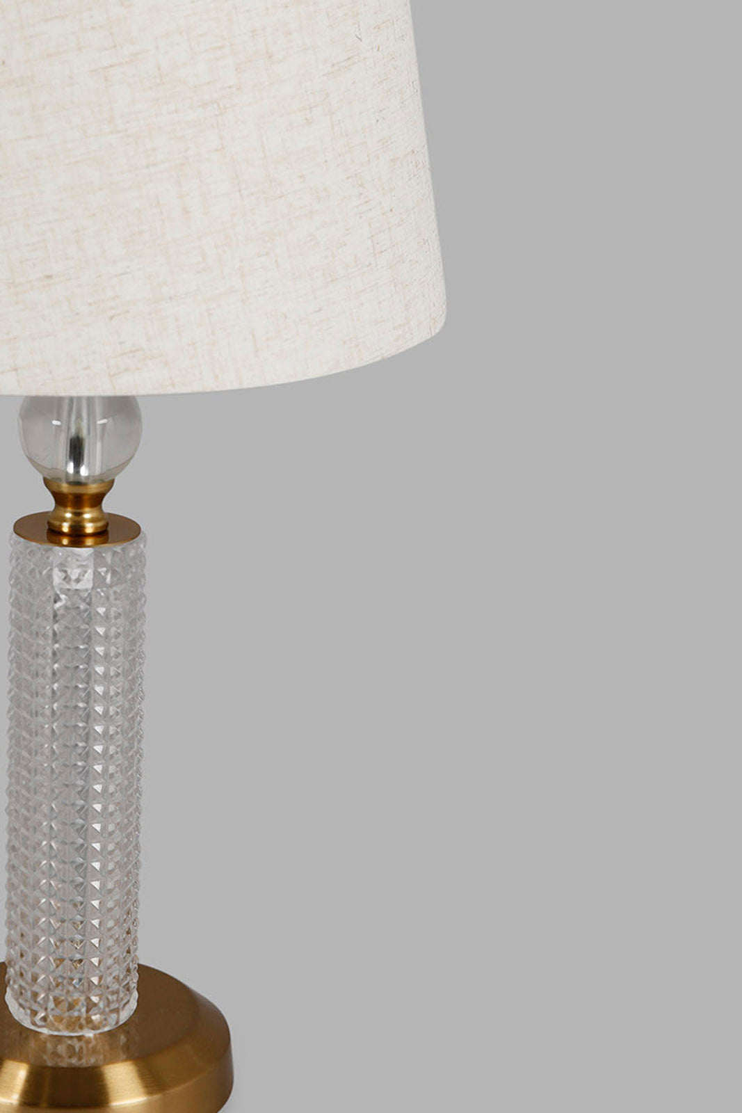 Redtag-Gold-Metal-Glass-Ball-Table-Lamp-Category:Lamps,-Colour:Gold,-Deals:New-In,-Filter:Home-Decor,-HMW-HOM-Lighting,-New-In-HMW-HOM,-Non-Sale,-Section:Homewares,-W22A-Home-Decor-
