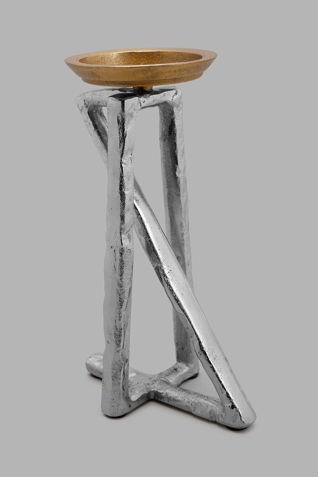 Redtag-Gold-Decorative-Candleholder-Category:Artefact,-Colour:Gold,-Deals:New-In,-Filter:Home-Decor,-HMW-HOM-Decorative-Accessories,-New-In-HMW-HOM,-Non-Sale,-Section:Homewares,-W22A-Home-Decor-