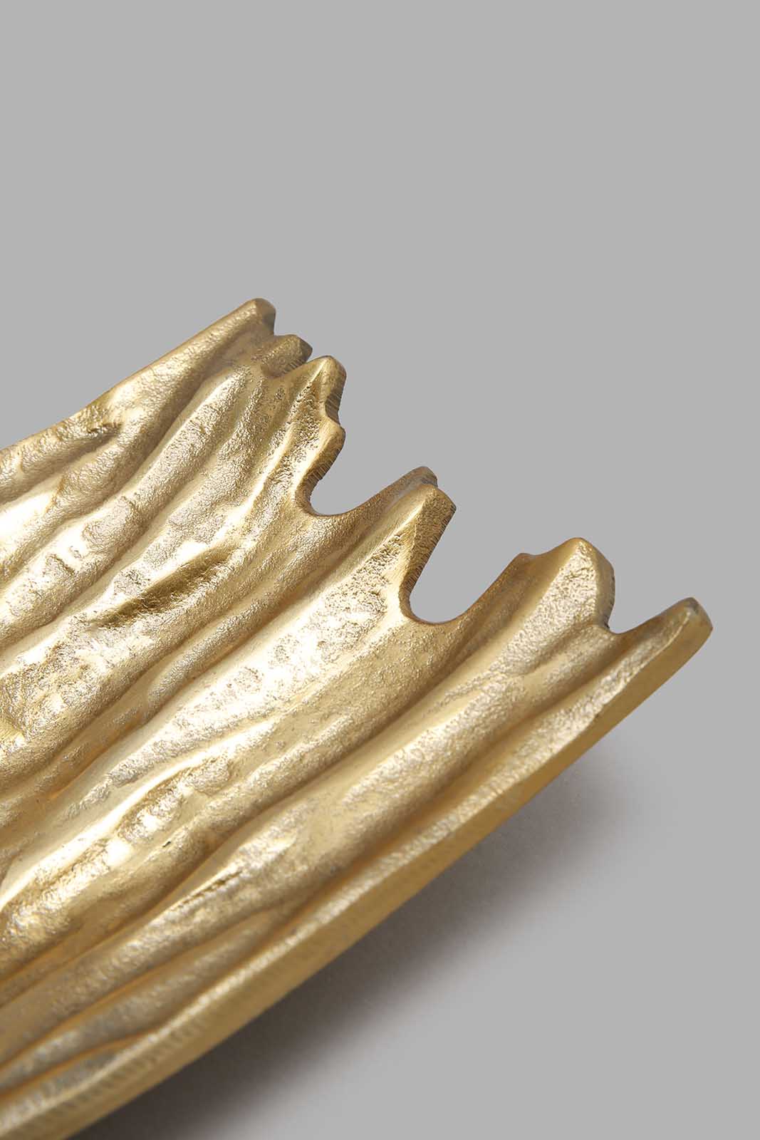 Redtag-Gold-Decorative-Platter-Category:Artefact,-Colour:Gold,-Deals:New-In,-Filter:Home-Decor,-HMW-HOM-Decorative-Accessories,-New-In-HMW-HOM,-Non-Sale,-Section:Homewares,-W22A-Home-Decor-