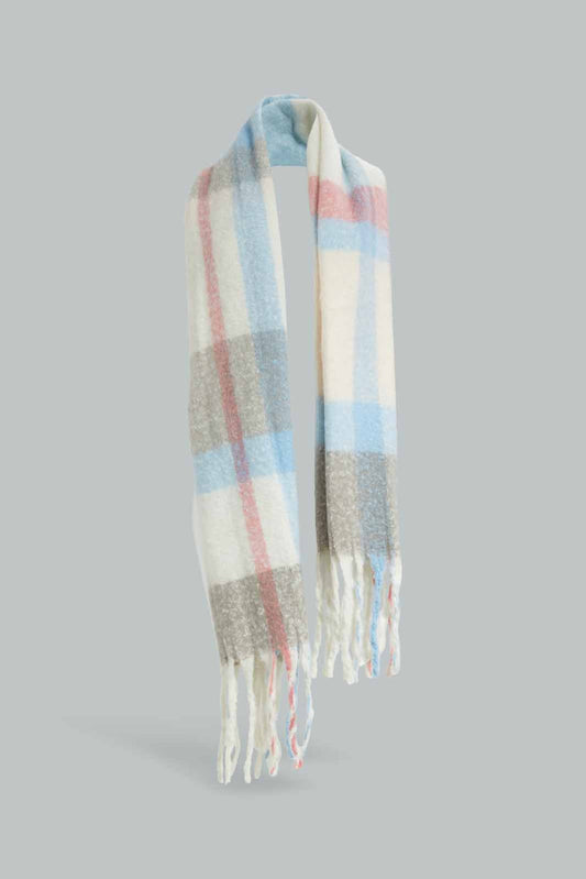 Redtag-Multi-Colour-Embellished-Knitted-Scarfs-Category:Scarves,-Colour:Assorted,-Filter:Women's-Accessories,-New-In,-New-In-Women-ACC,-Non-Sale,-Section:Women,-W22B,-Women-Scarves-Women-