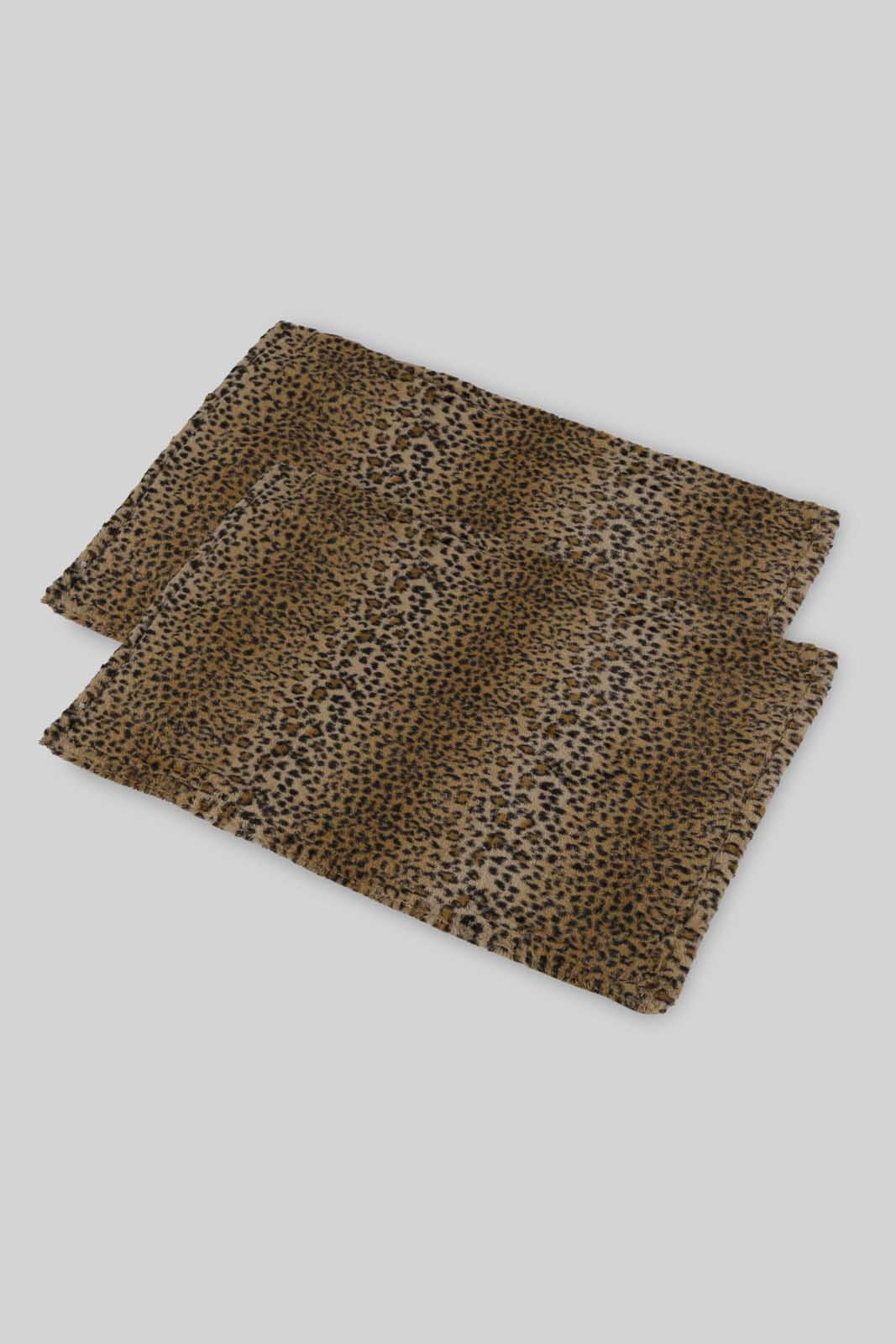 Redtag-Beige/Brown-Leopard-Print-3-Pc-Fur-Comforter-Set-(King-Size)-Category:Comforters,-Colour:Beige,-Deals:New-In,-Filter:Home-Bedroom,-HMW-BED-Comforters,-New-In-HMW-BED,-Non-Sale,-Section:Homewares,-W22B-Home-Bedroom-