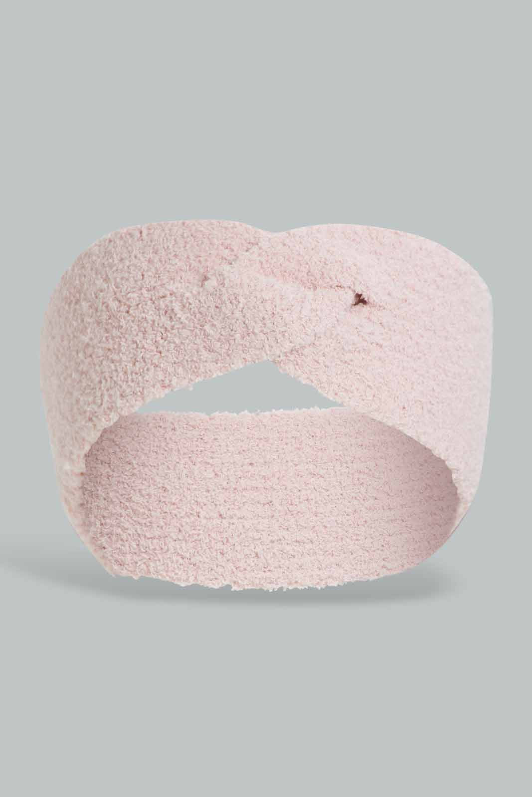 Redtag-Pink-&-Grey-Embellished-Knitted-Headwarmer-Category:Knitted-Accessories,-Colour:Assorted,-Filter:Women's-Accessories,-New-In,-New-In-Women-ACC,-Non-Sale,-Section:Women,-W22A,-Women-Knitted-Accessories-Women-