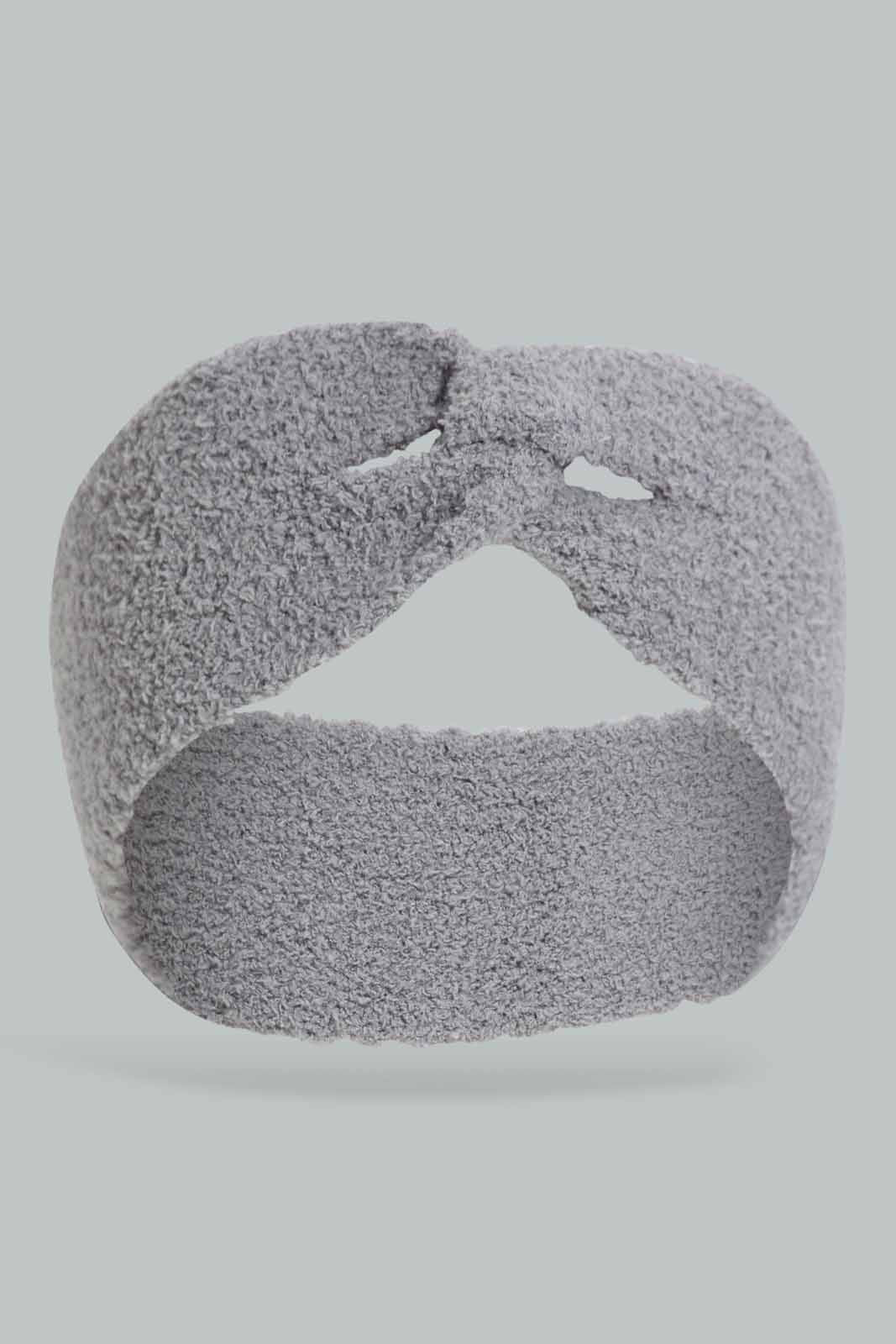 Redtag-Pink-&-Grey-Embellished-Knitted-Headwarmer-Category:Knitted-Accessories,-Colour:Assorted,-Filter:Women's-Accessories,-New-In,-New-In-Women-ACC,-Non-Sale,-Section:Women,-W22A,-Women-Knitted-Accessories-Women-