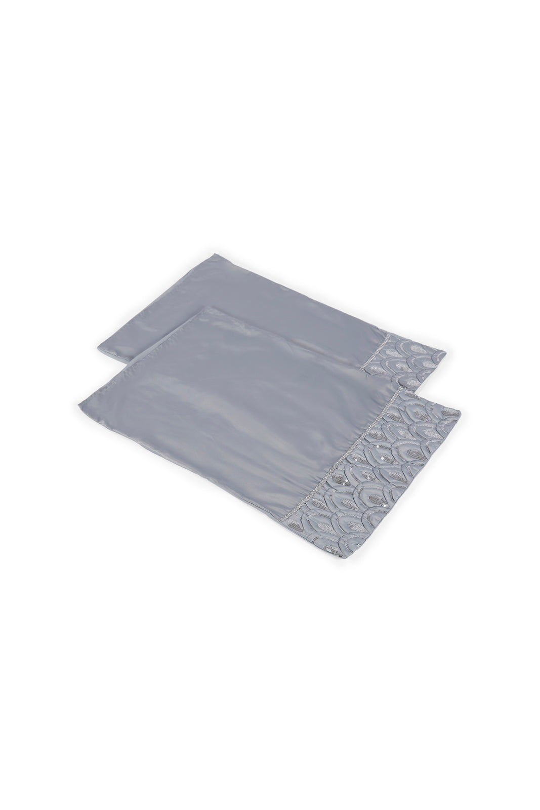 Redtag-Grey-4-Pc-Sequin-Design-Comforter-Set-(Double-Size)-Category:Comforters,-Colour:Grey,-Deals:New-In,-Dept:Home,-Filter:Home-Bedroom,-HMW-BED-Comforters,-New-In-HMW-BED,-Non-Sale,-Section:Homewares,-W22B-Home-Bedroom-