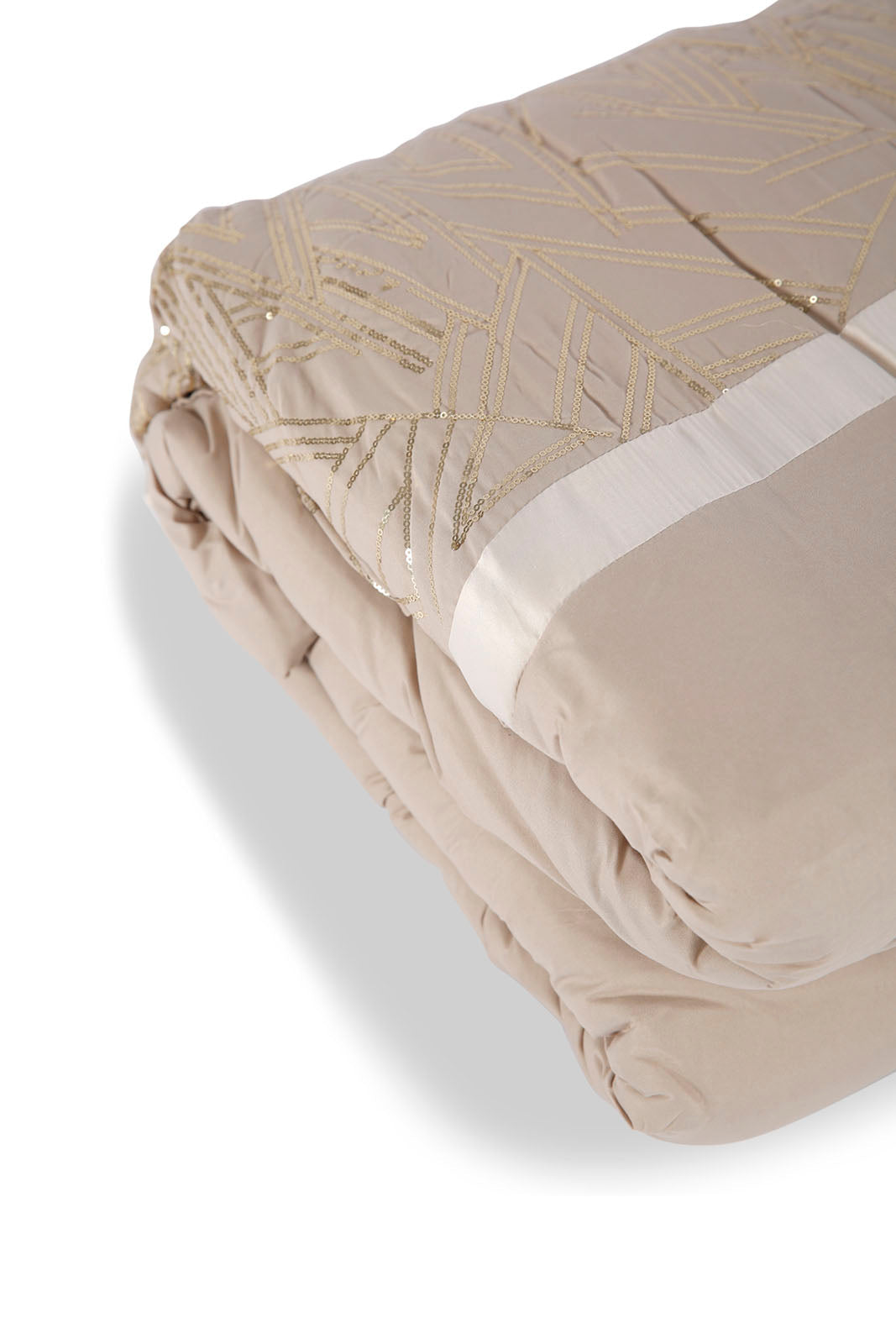 Redtag-Beige-4-Pc-Comforter-Set-(Double-Size)-Category:Comforters,-Colour:Beige,-Deals:New-In,-Dept:Home,-Filter:Home-Bedroom,-HMW-BED-Comforters,-New-In-HMW-BED,-Non-Sale,-Section:Homewares,-W22B-Home-Bedroom-